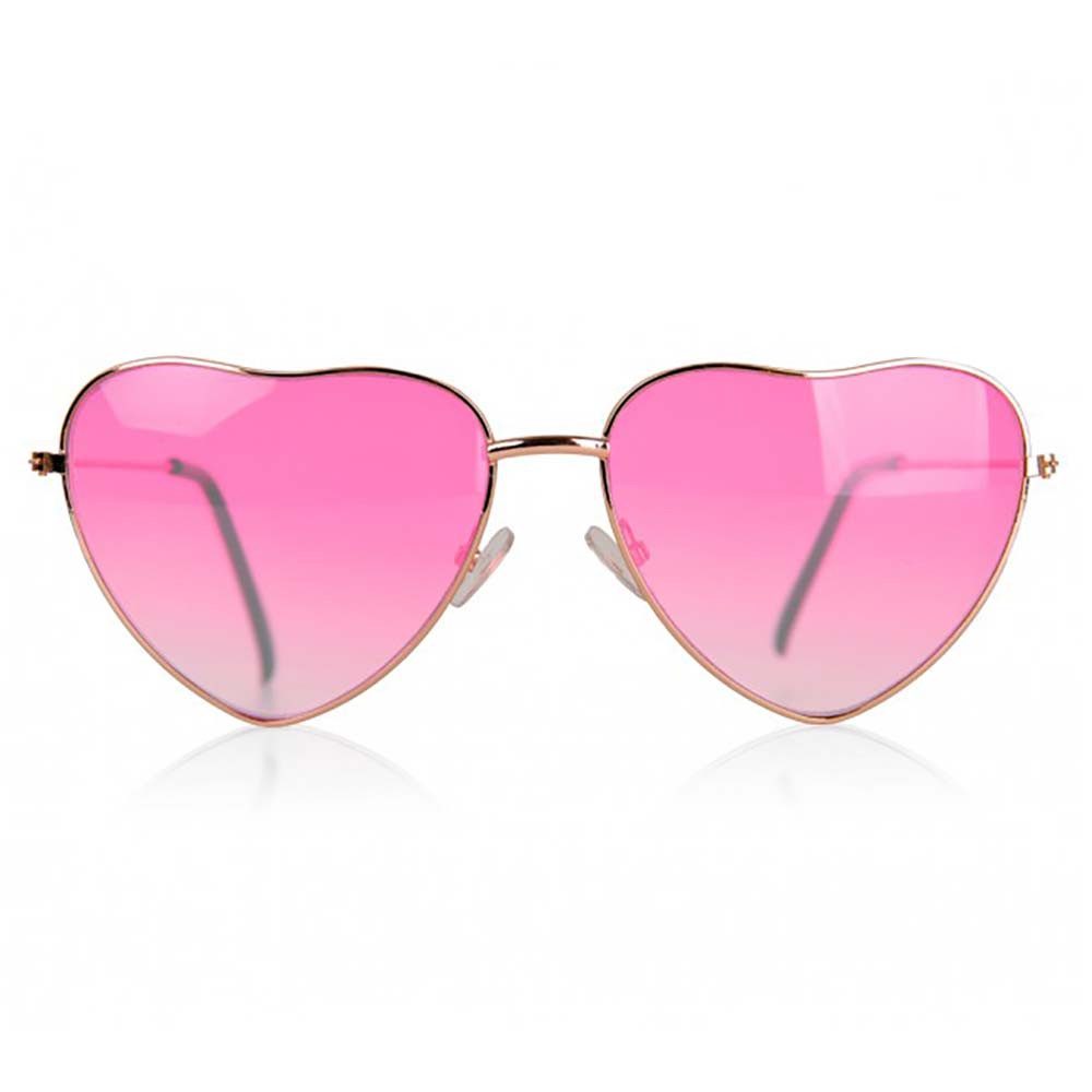 Kostüm Herzbrille rosa