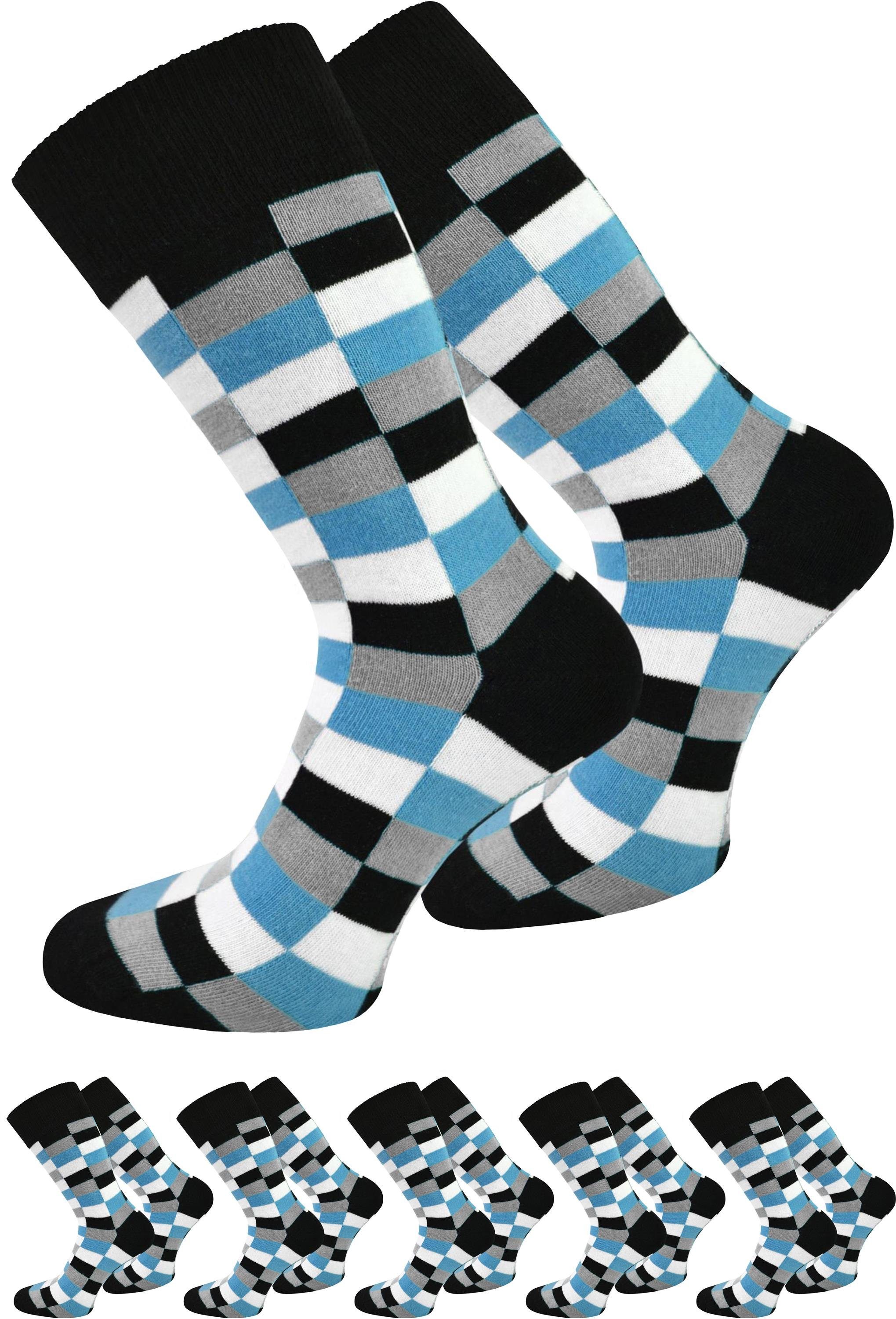 Basicsocken 6 Paar Freizeitsocken Square