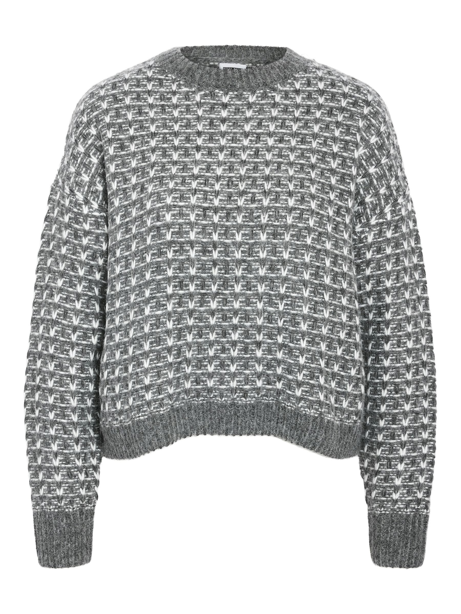 Noisy may Strickpullover Schickes Design mit einzigartigem Strickmuster (1- günstig online kaufen