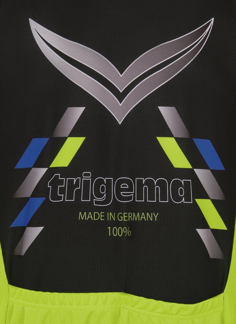 Trigema Trainingsjacke Material TRIGEMA atmungsaktivem Fahrradjacke aus