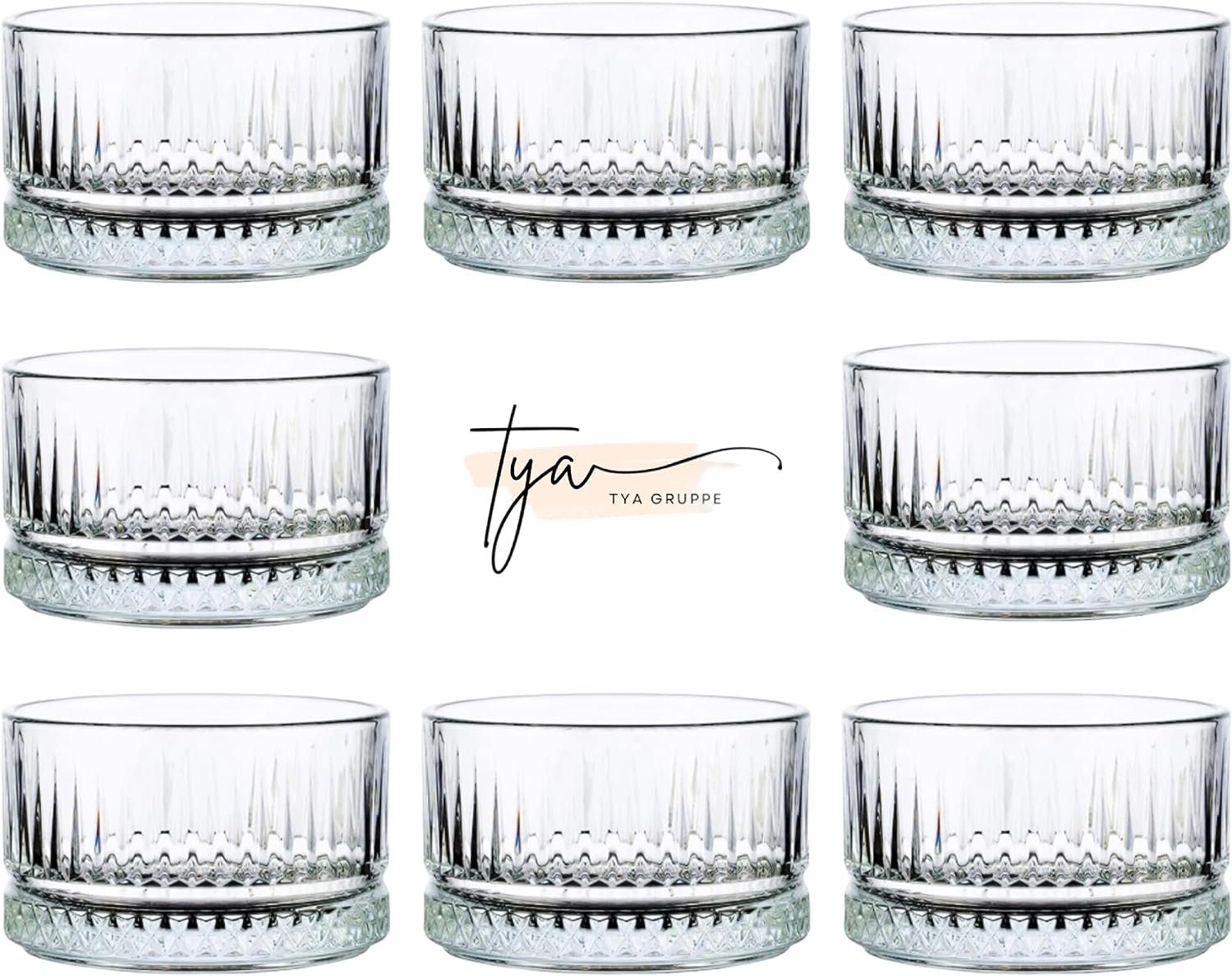 TYA Collection Dessertschale TYA I Schalen-Set Kristall Glas 230cc BLEI FREI, Glas, (8-tlg)