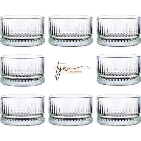 TYA Collection Dessertschale TYA I Schalen-Set Kristall Glas 230cc BLEI FREI, Glas, (8-tlg)