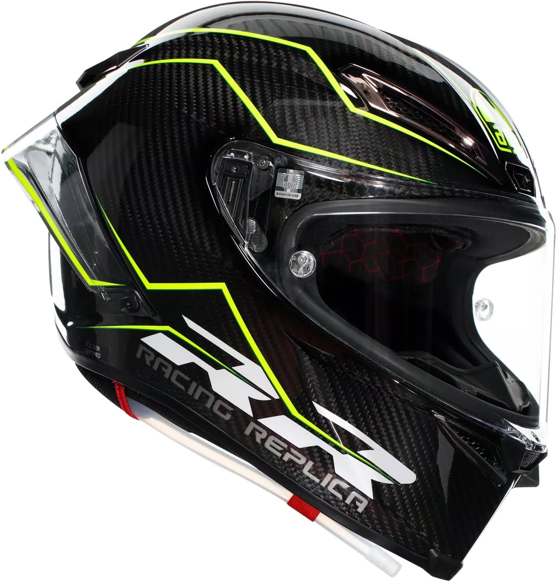 AGV Motorradhelm Pista GP RR Performante Carbon Helm, Notfallsystem-polsterung (eqrs)