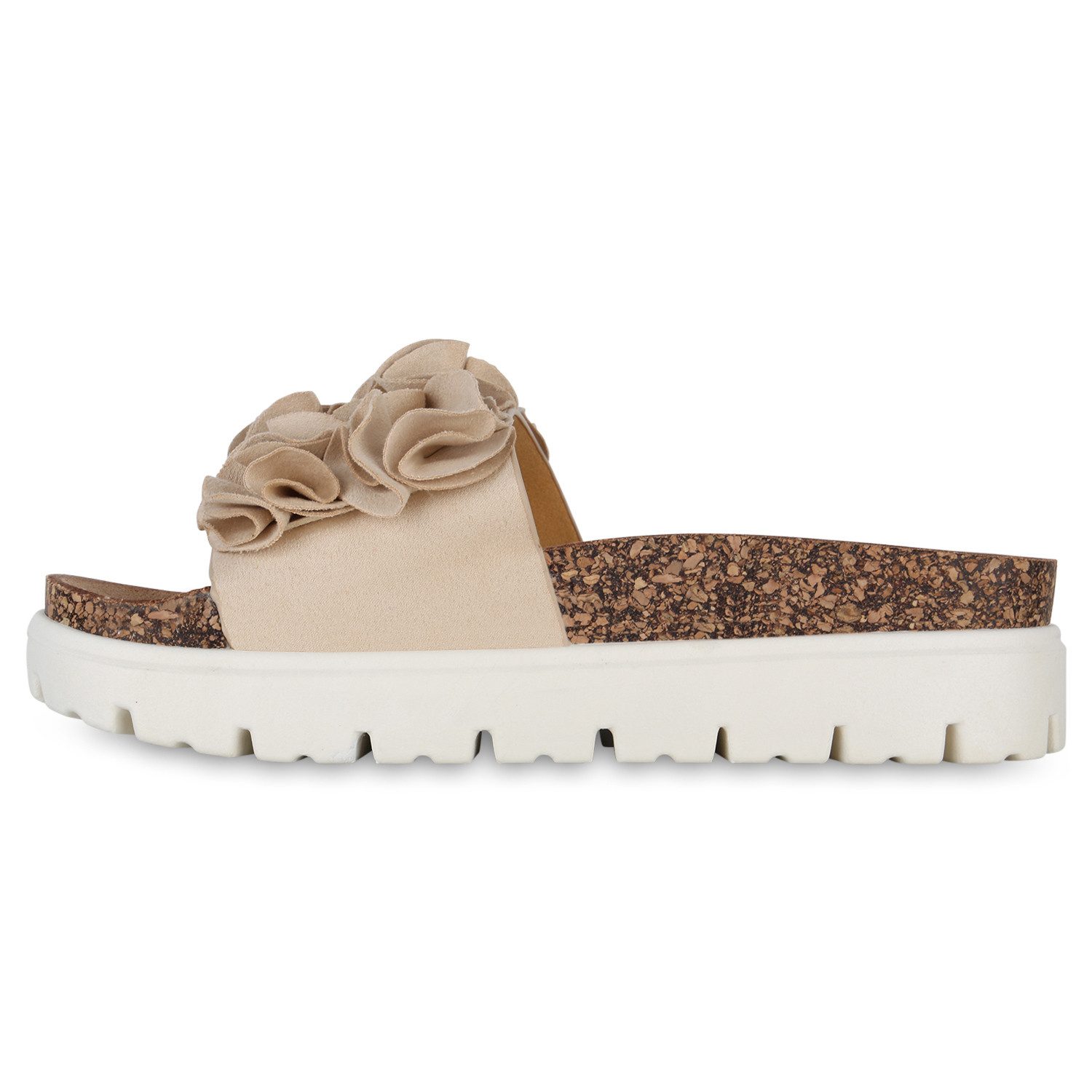 VAN HILL 841092 Sandalette Damen Pantoletten günstig online kaufen