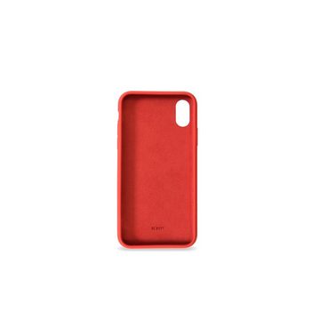 KMP Creative Lifesytle Product Handyhülle Silikon Schutzhülle für iPhone XS, X Red 5,8 Zoll