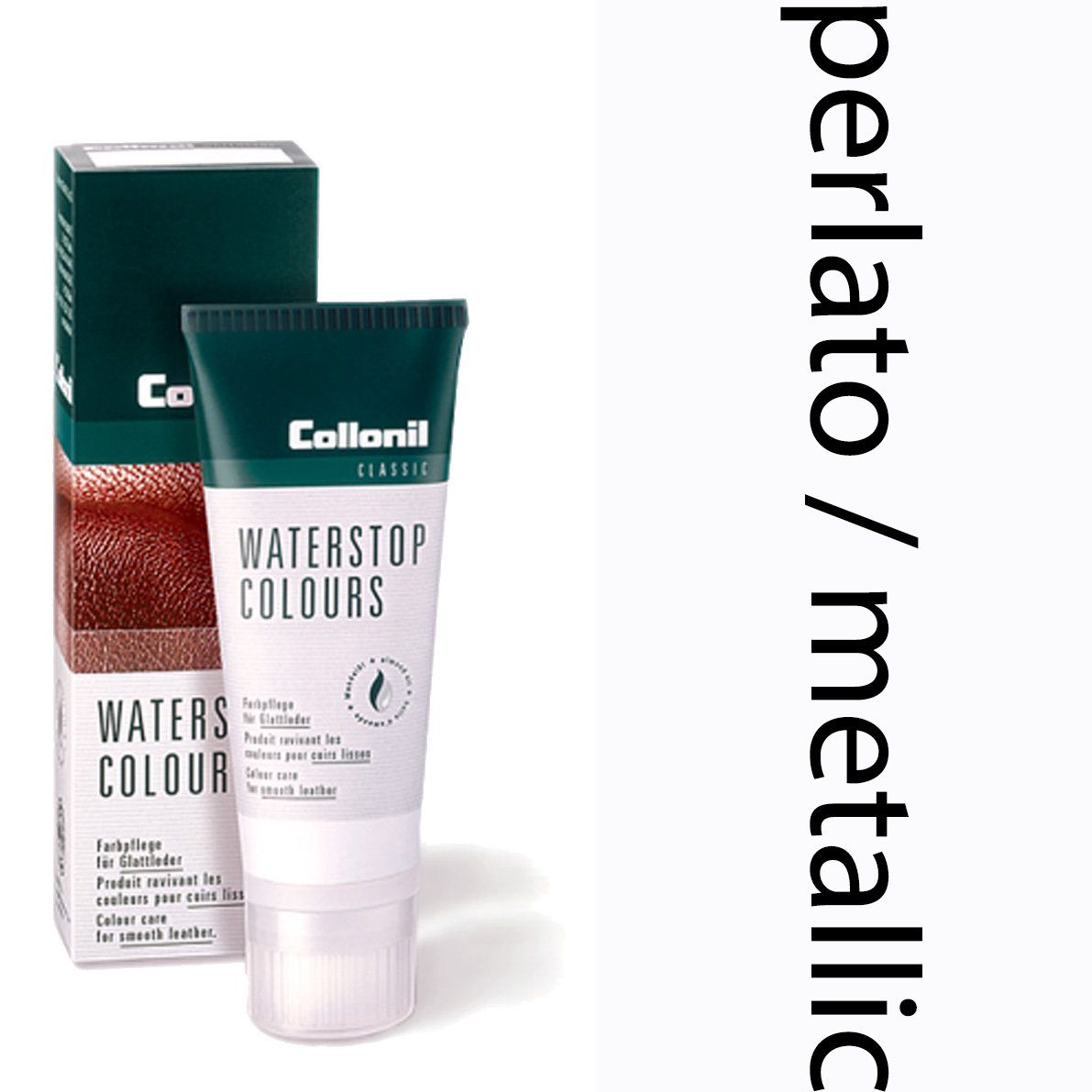 Collonil Schuhputzbürste Collonil Waterstop Schuhcreme Glattleder 75 ml