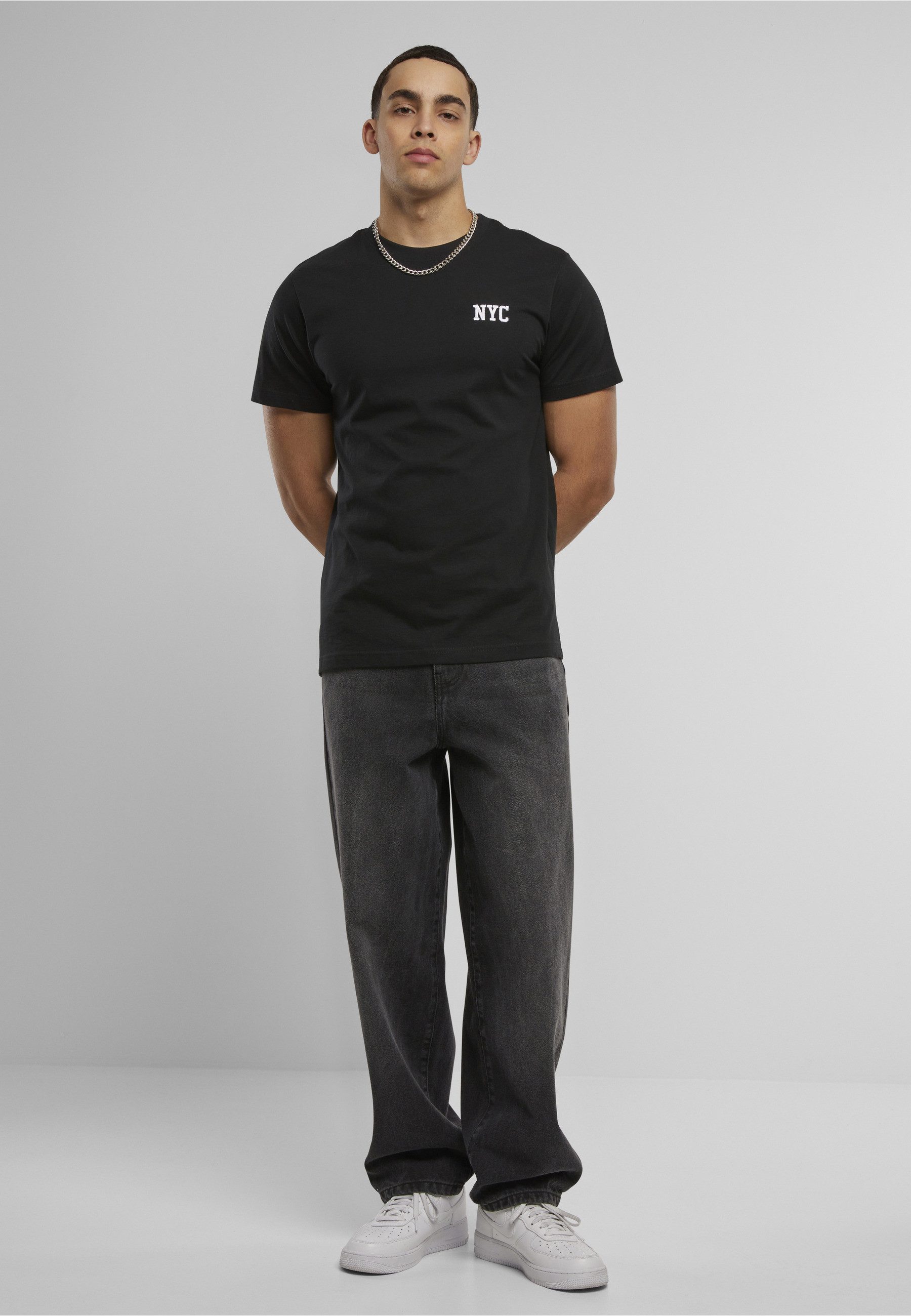 MisterTee T-Shirt MisterTee NYC EMB Tee (1-tlg)