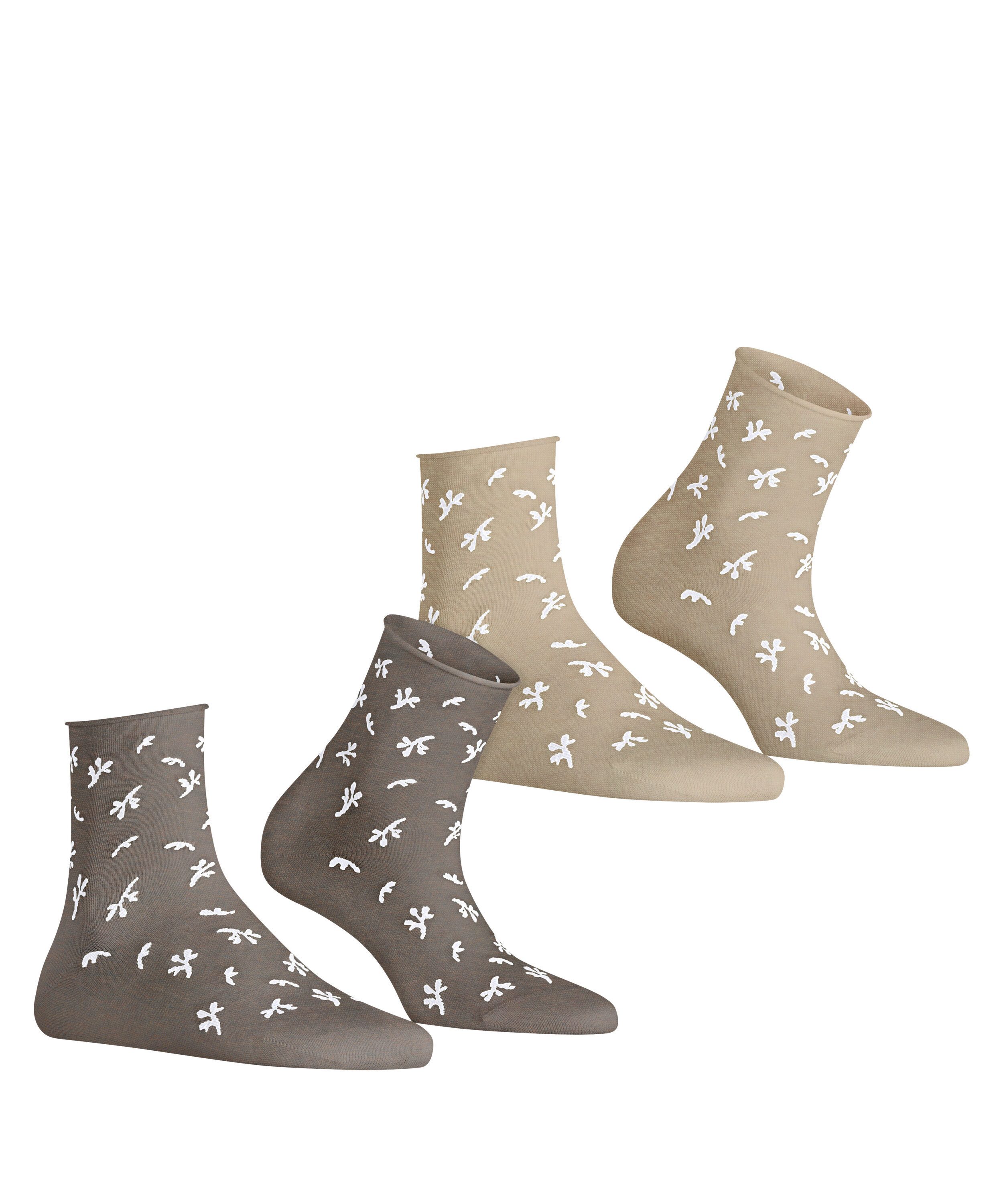 Esprit Kurzsocken Twig 2-Pack (2-Paar) günstig online kaufen