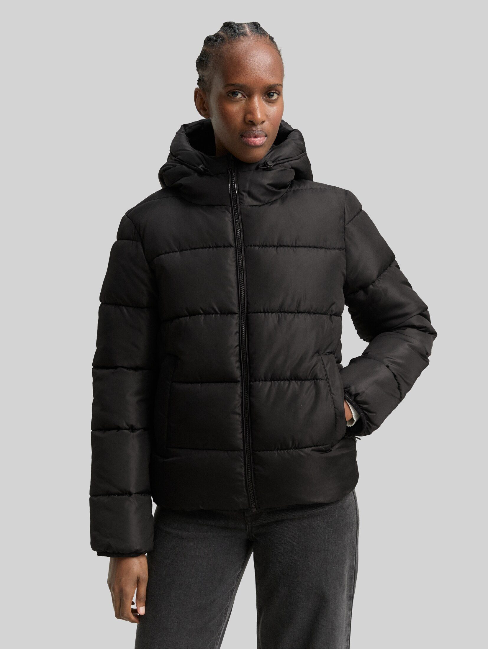 TOM TAILOR Denim Steppjacke Jacken Puffer-Jacke mit Kapuze