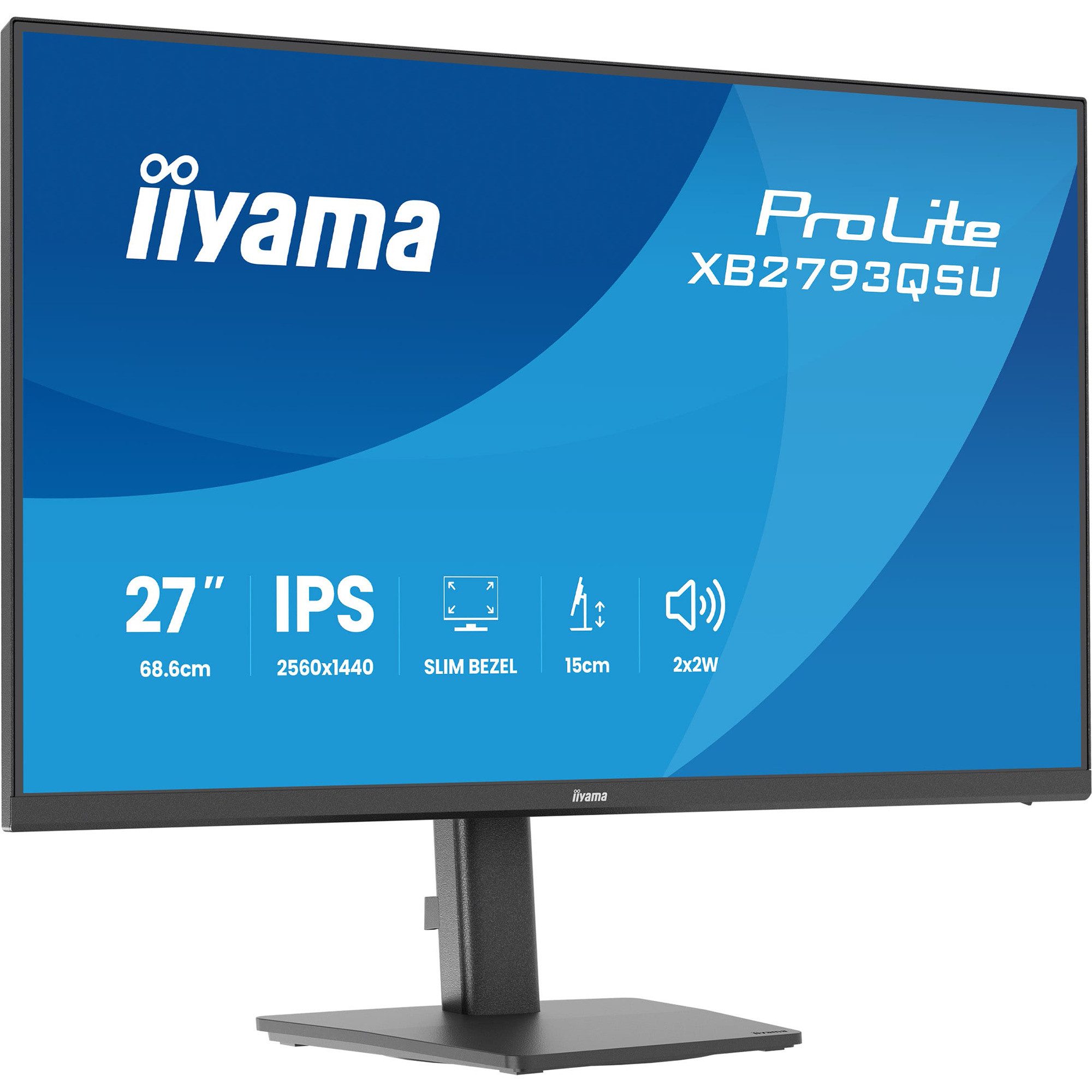 Iiyama iiyama ProLite XB2793QSU-B1, LED-Monitor, (QHD, TFT-Monitor (2560 x 1440 px)