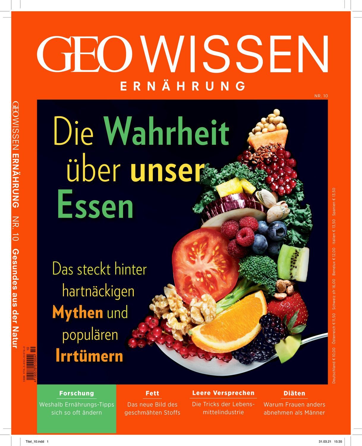 Ratgeber GEO Wissen Ernährung / GEO Wissen Ernährung 10/21 - Die Wahrheit über Jens Schröder, Markus Wolff