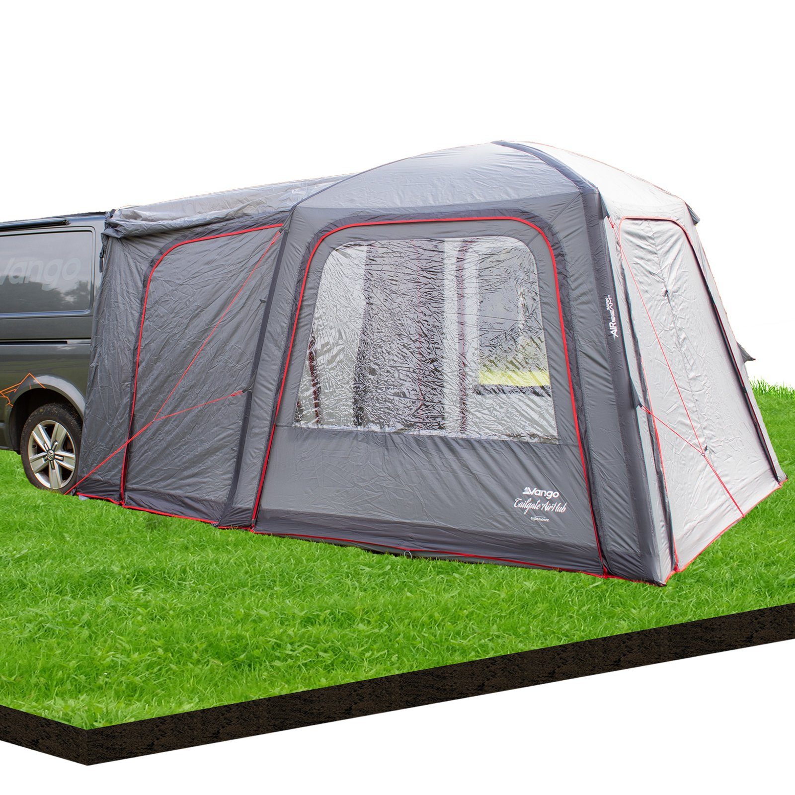 Vango aufblasbares Zelt Heckzelt Tailgate AirHub Low Buszelt, Camping Van Zelt Bus Vorzelt 3000 mm