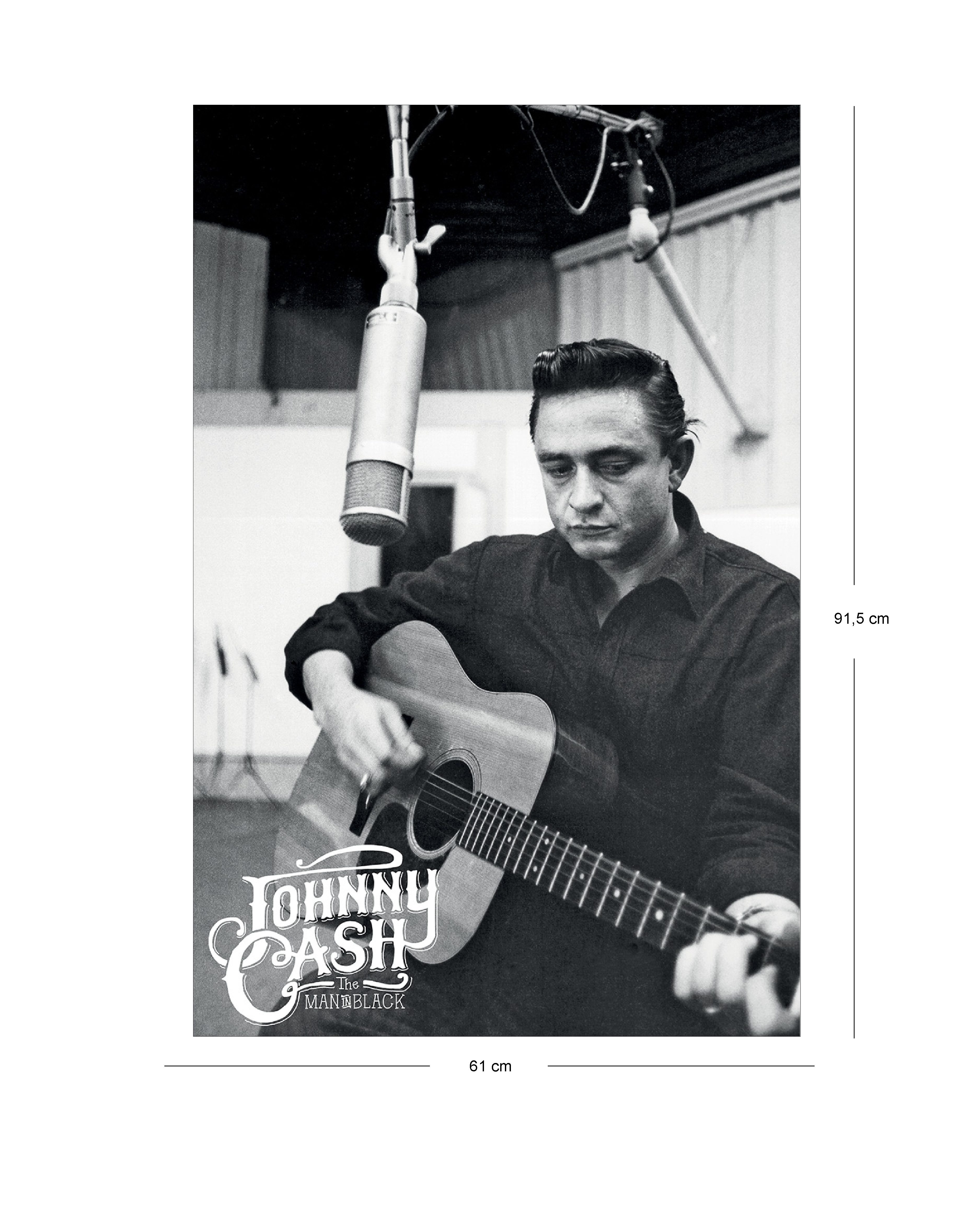 PYRAMID Poster Johnny Cash Poster Studio The Man in Black 61 x 91,5 cm