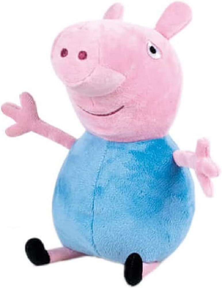 Kuscheltier Peppa Wutz Schorsch Pig blau XXL 30 cm Stofftie Kuscheltier