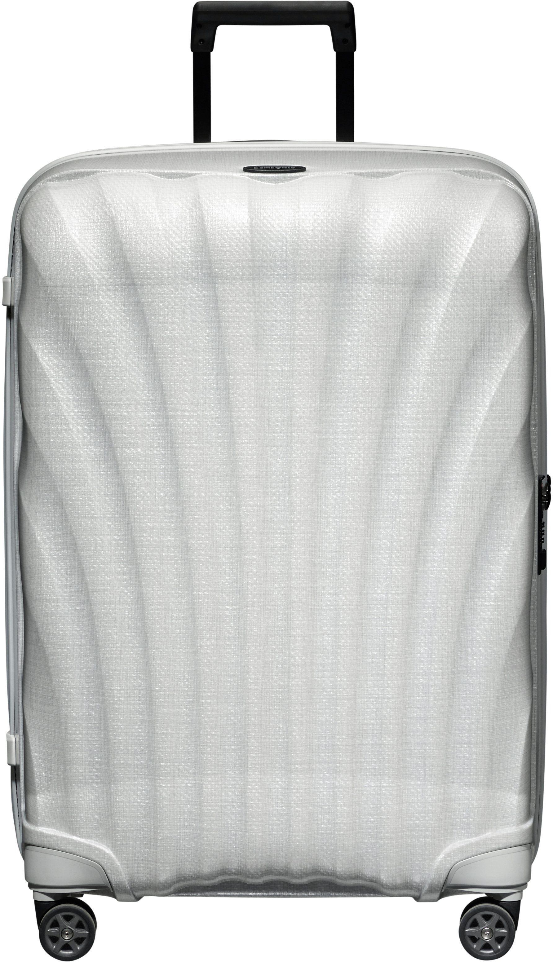 Samsonite Hartschalen-Trolley in Material White Europe; Teil C-Lite, Rollen, zum Off 75 cm, aus 4 Made recyceltem