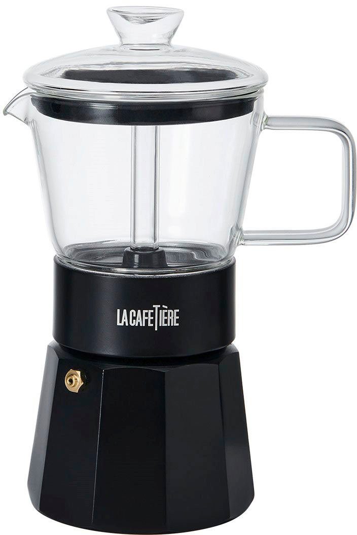 La Cafetière Espressokocher, 290l Kaffeekanne, Aus hochwertigem, rostfreiem Edelstahl mit induktionsgeeignetem Boden