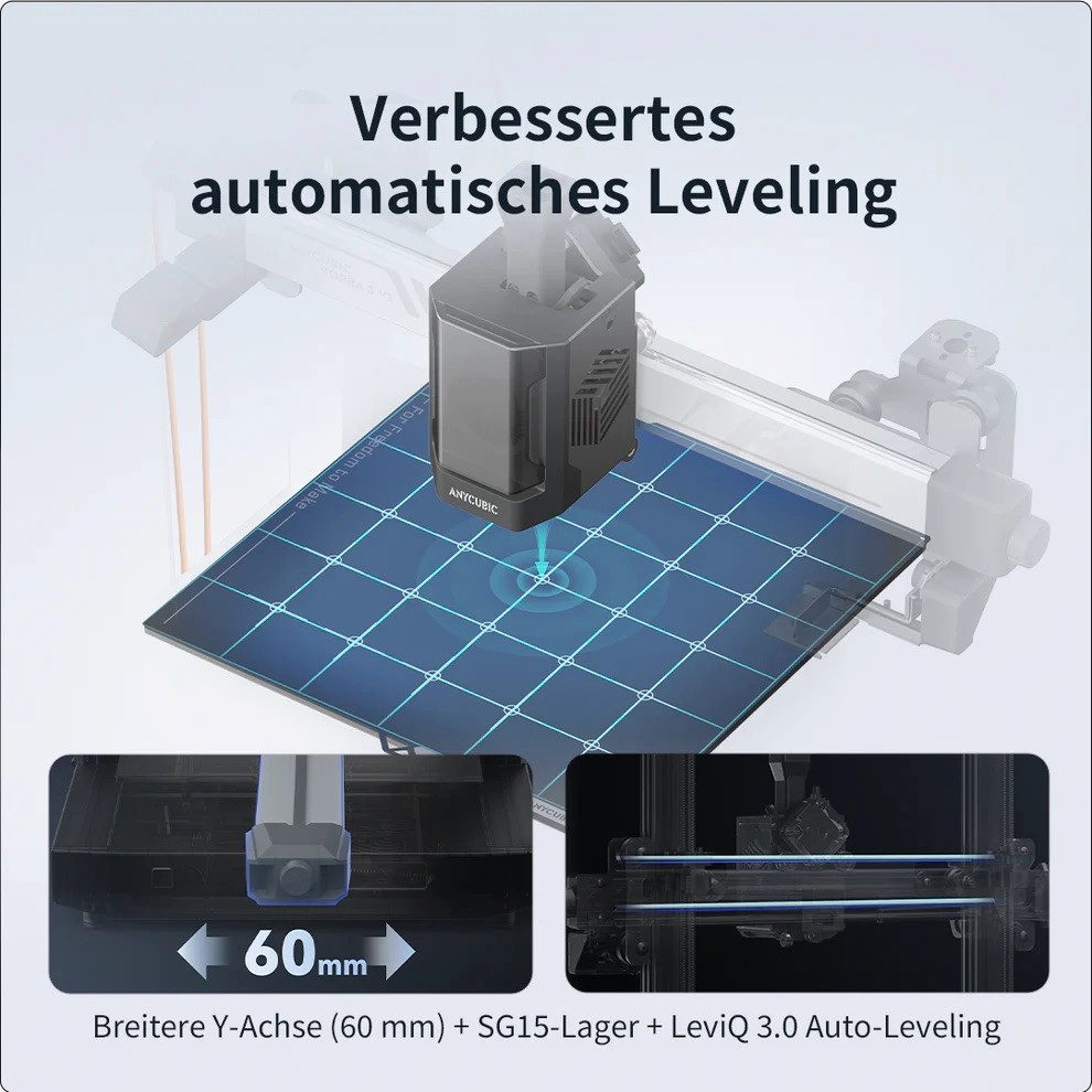 ANYCUBIC 3D-Drucker Anycubic Kobra 3 V2 3D-Drucker, Schnelle und einfache Inbetriebnahme (Plug & Play)