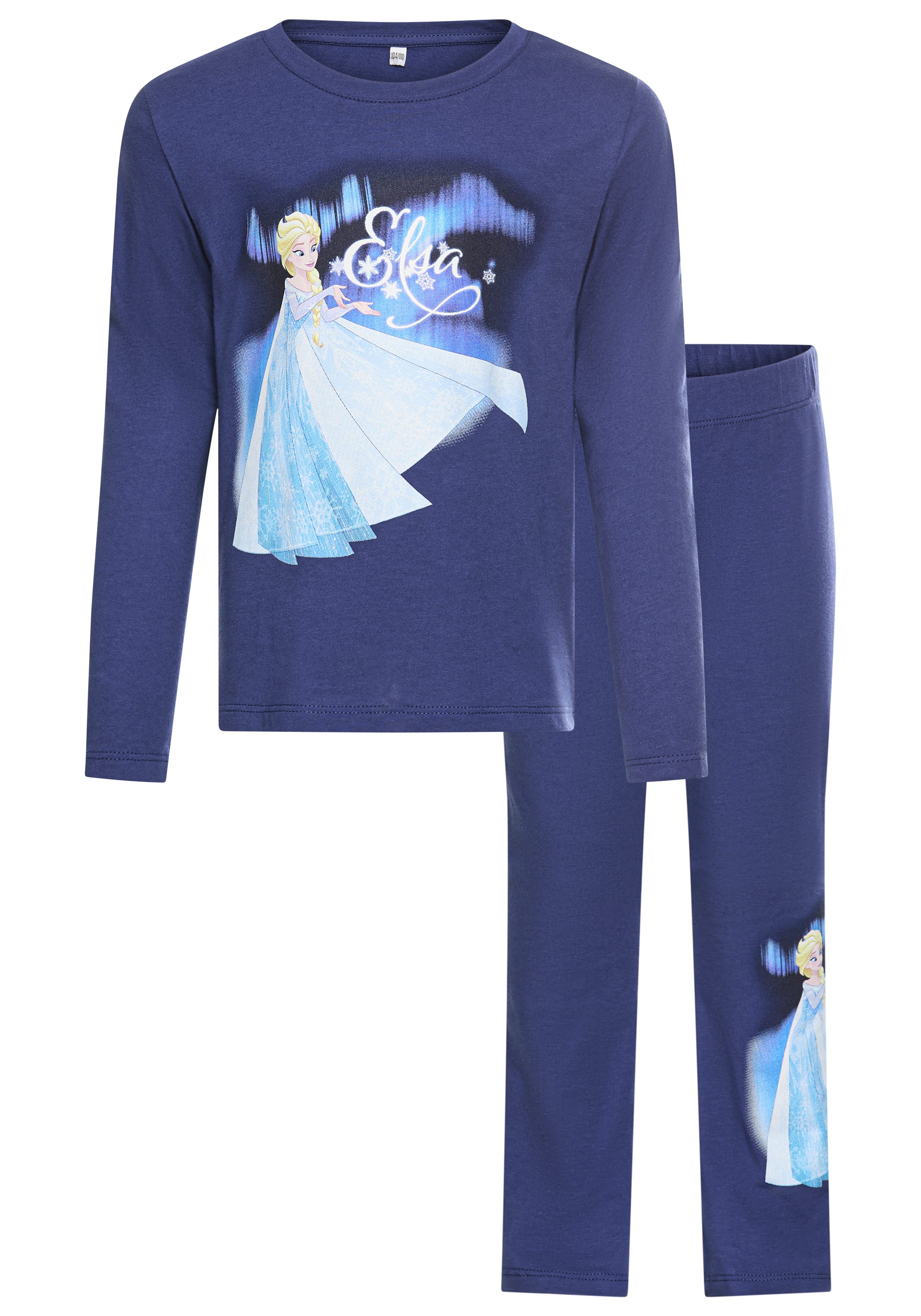KIDSWORLD Langarmshirt & Leggings FROZEN 2tlg Set: ELSA - Disney (Set, 2-tlg., 2) Disney ELSA Drucke