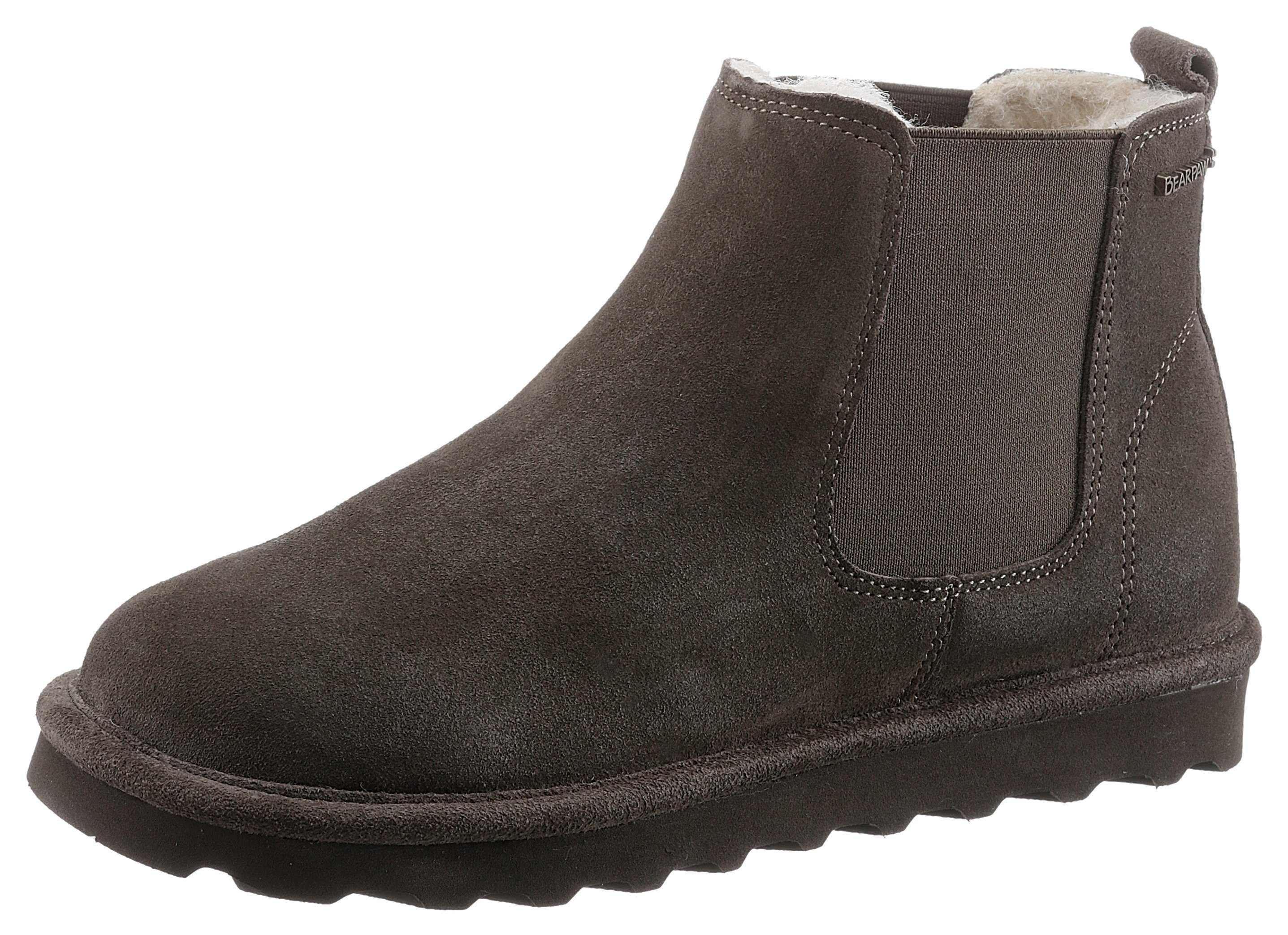 Winterboots Chelsea-Look im DREW Bearpaw dunkelbraun