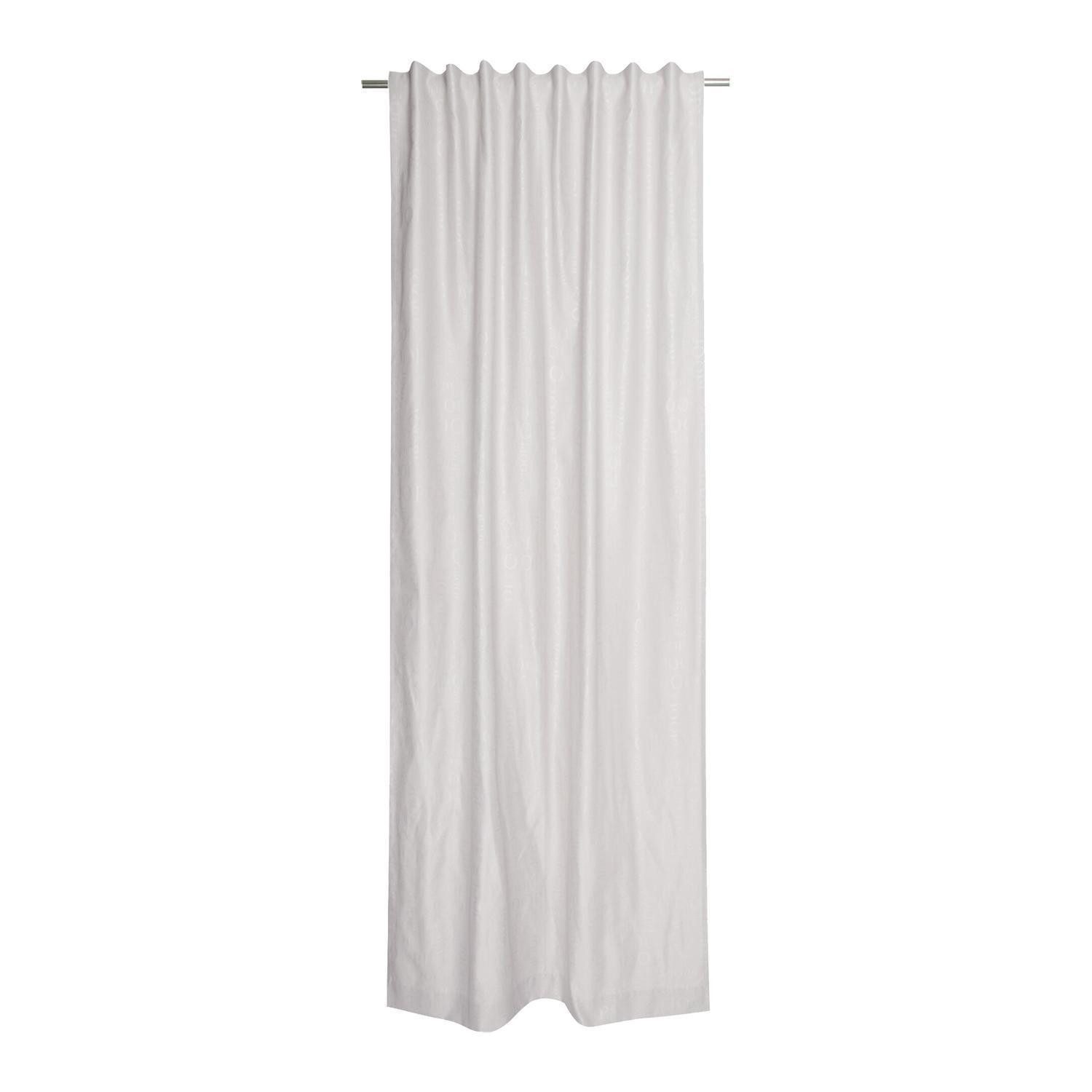 JOOP! Vorhang J!LABEL, Silbergrau, 130 x 250 cm, Polyester (1 St), verdeckte Schlaufen, blickdicht, Polyester
