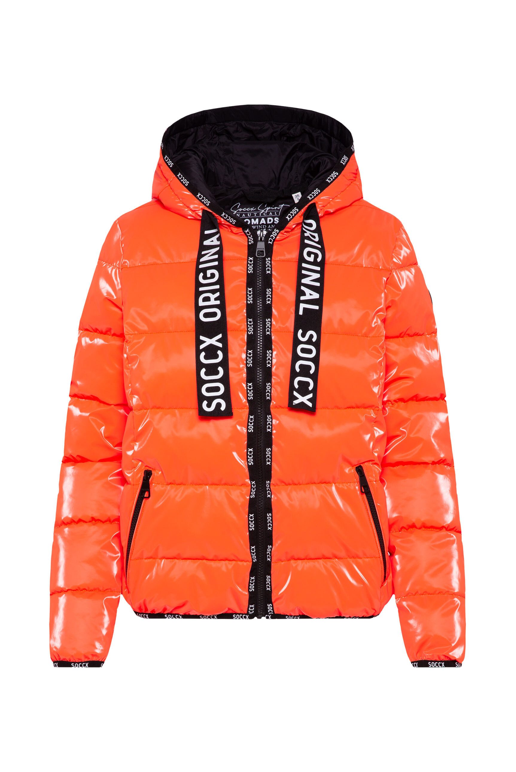 SOCCX Winterjacke mit elastischem Saumabschluss günstig online kaufen