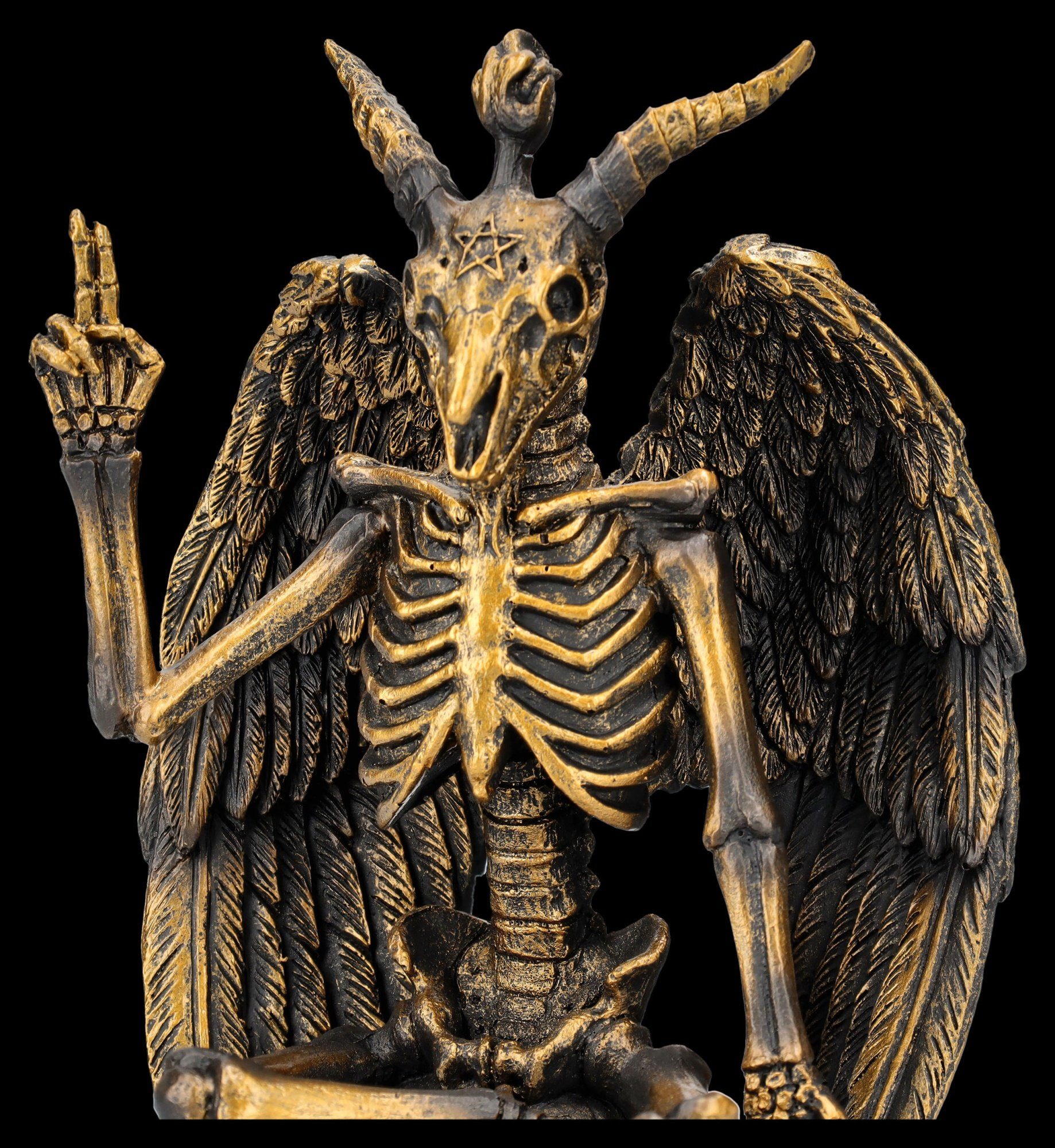 Dekofigur - Figur Baphomet GmbH Shop Horror Figuren Dekoration Gothic Dekofigur als Skelett