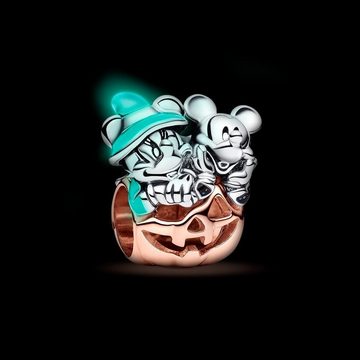 Pandora Charm-Einhänger Disney Micky Maus & Minnie Maus Halloween Kürbis Charm von PANDORA