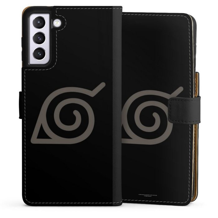 DeinDesign Handyhülle Konoha Logo Naruto Shippuden Konoha Samsung Galaxy S21 Plus 5G Hülle Handy Flip Case Wallet Cover