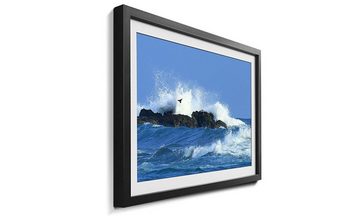 WandbilderXXL Bild mit Rahmen Nature Moment, Meer, Wandbild, in 4 Größen erhältlich