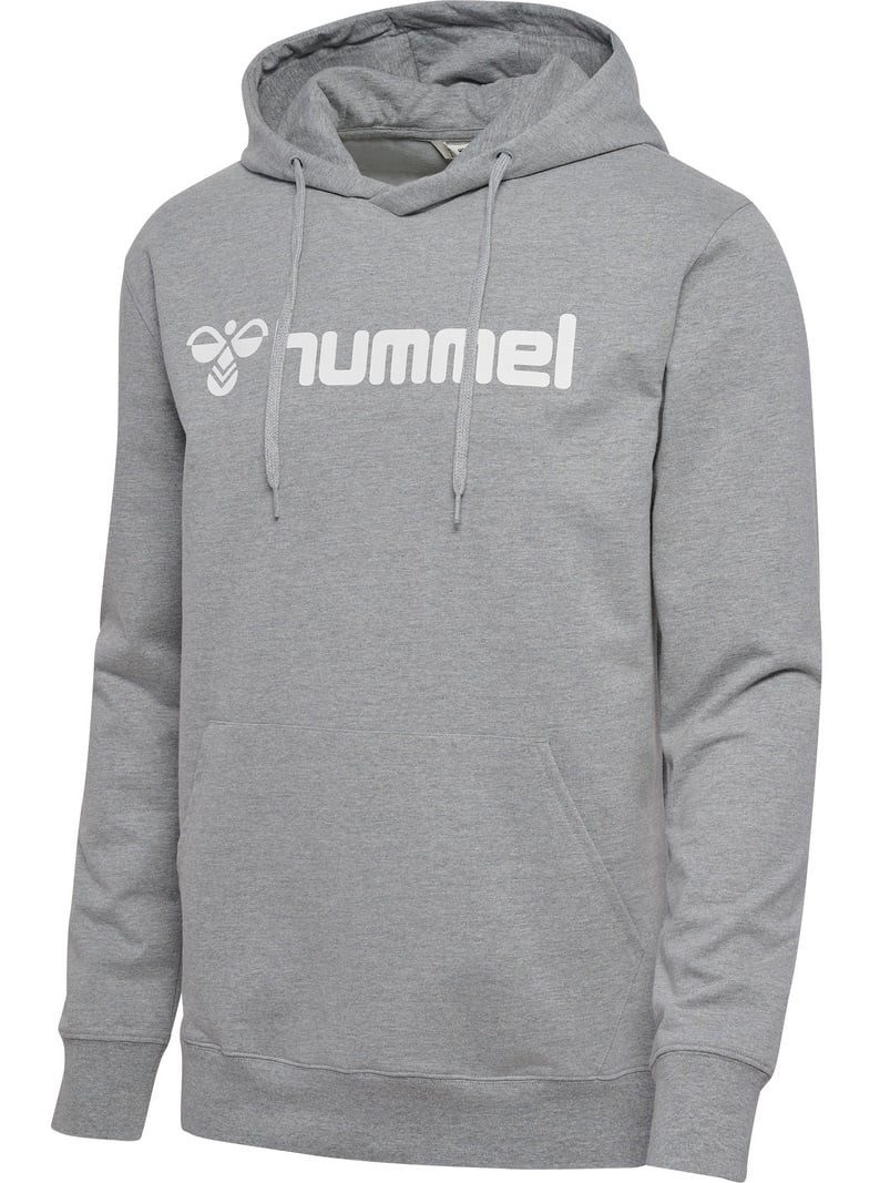 hummel Kapuzenpullover hmlGO 2.0 Logo Hoodie (weicher Sweatstoff) grau Herren