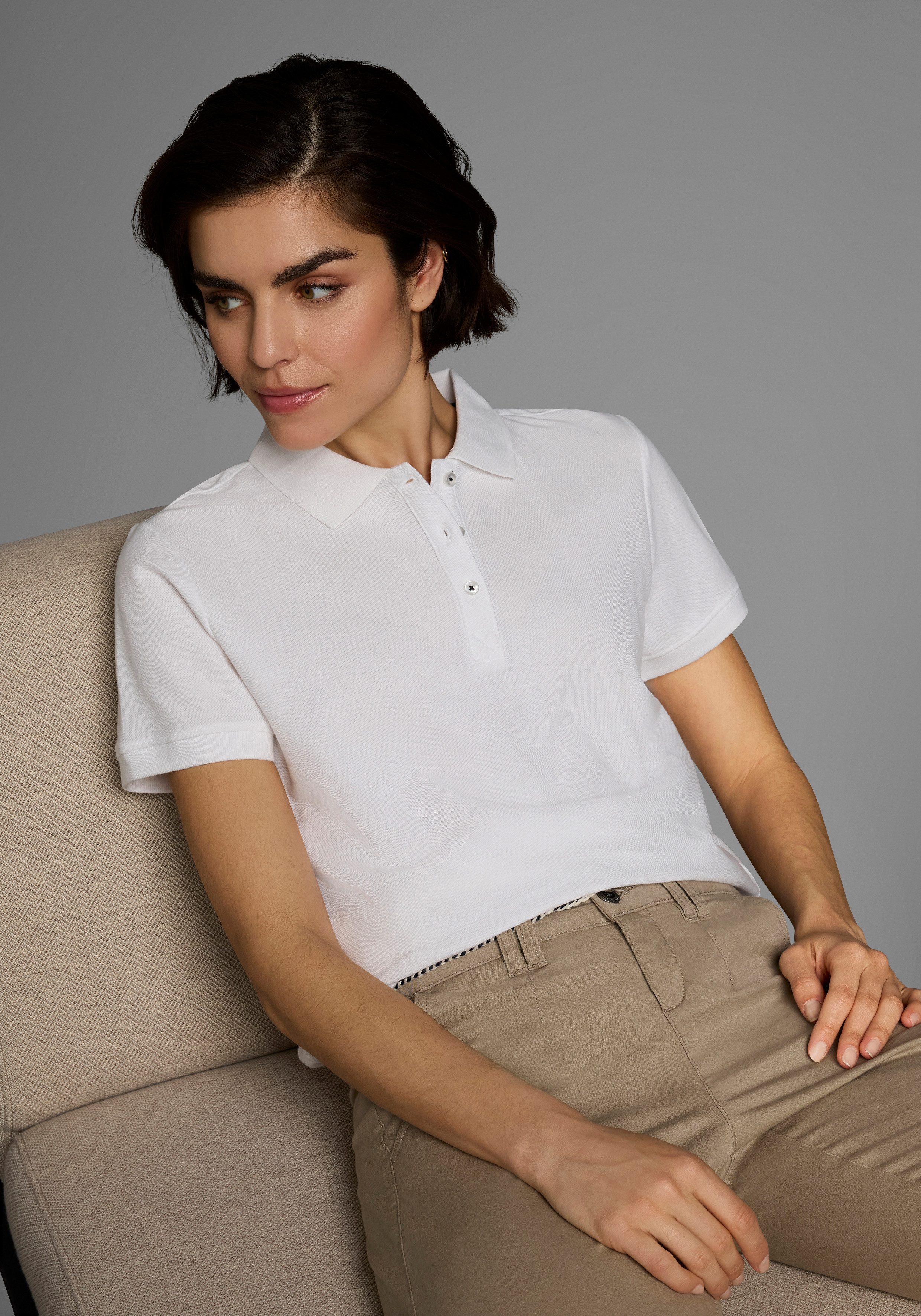 Eastwind Poloshirt (Packung, 2-tlg., 2er-Pack) figurumspielende Passform, Polokragen, Basic-Stil