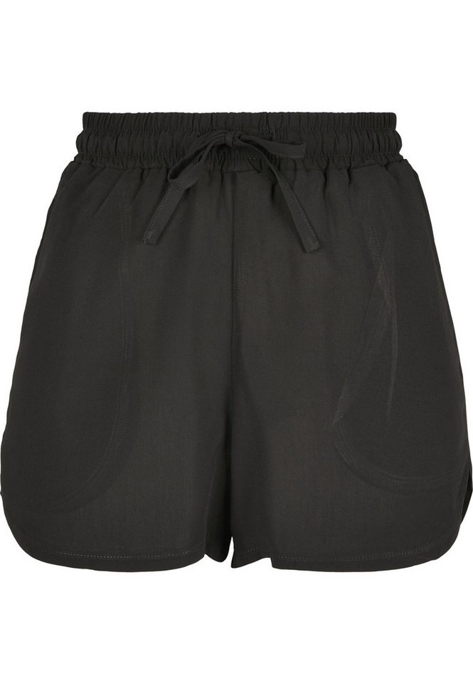URBAN CLASSICS Stoffhose Urban Classics Damen Ladies Viscose Resort Shorts (1-tlg)