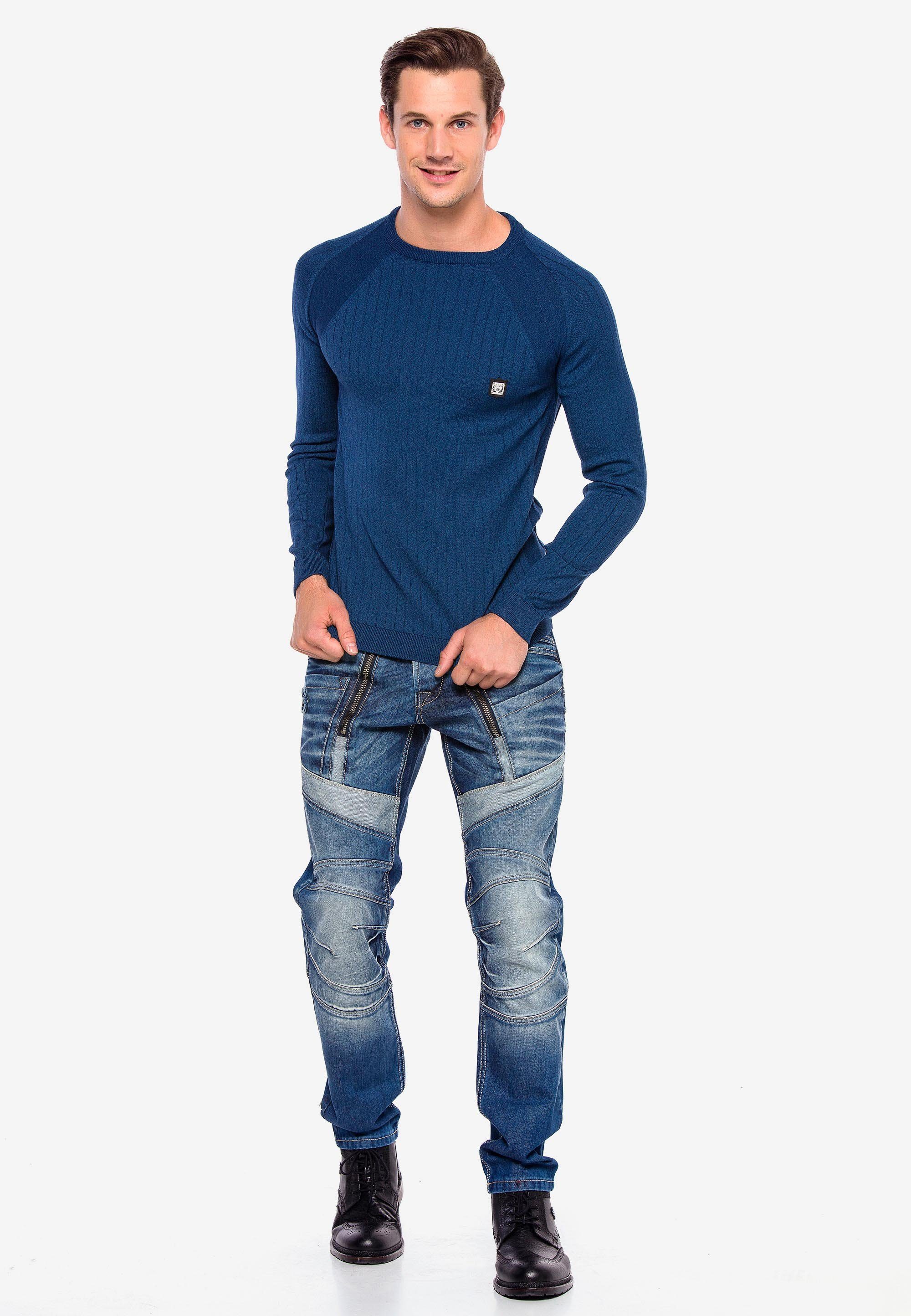 Cipo & Baxx trendigen Bequeme Jeans mit Zierelementen