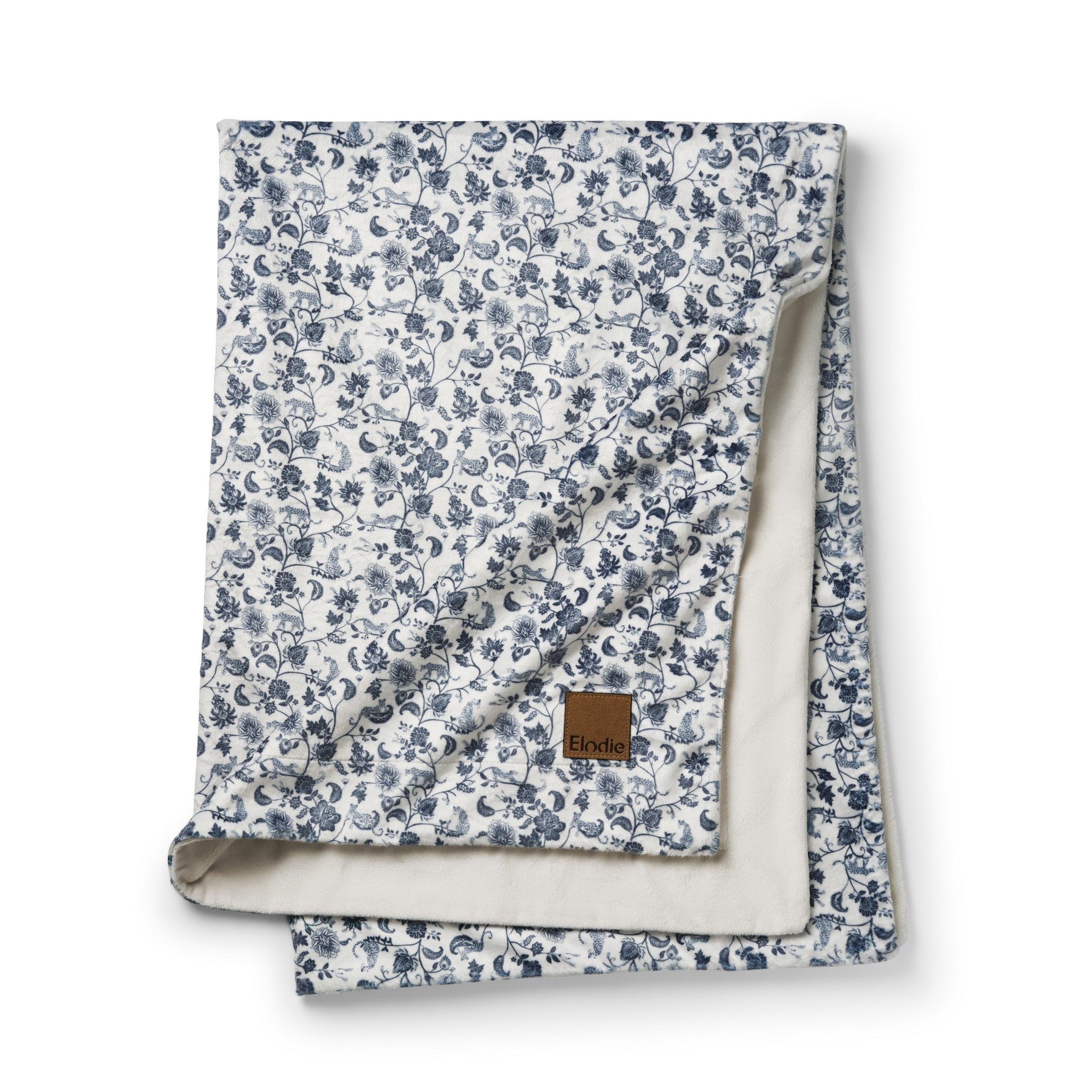 Babydecke Elodie Details-Babydecke Pearl Velvet Decke Garden Leo Toile 75x100 cm, Elodie, Babydecke