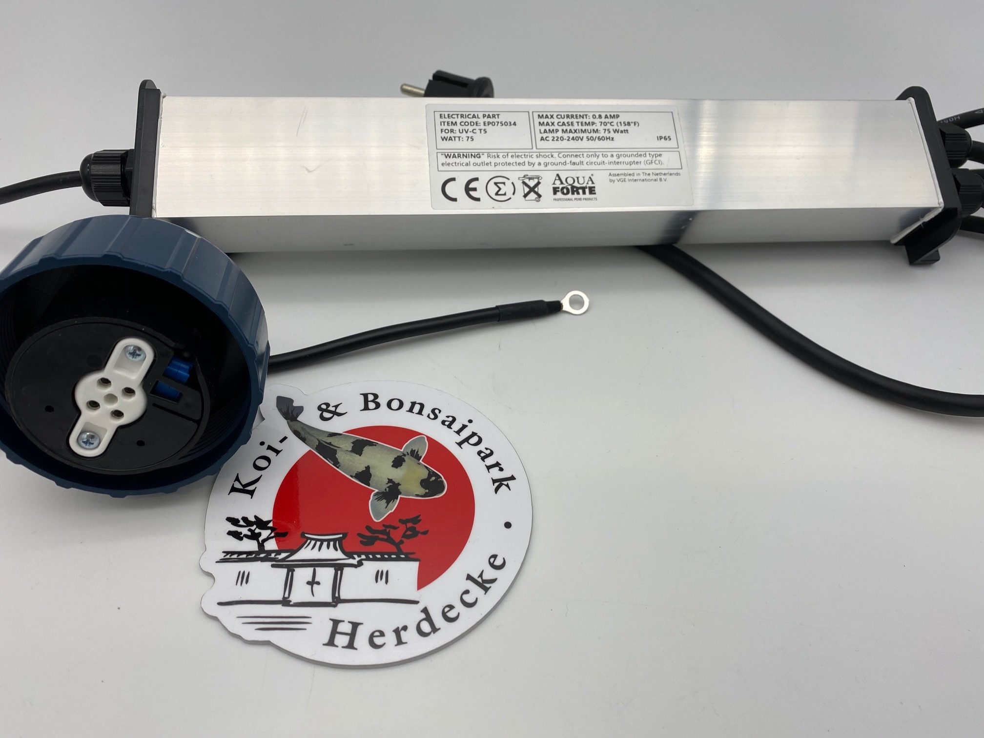 Aquaforte UVC-Leuchtmittel Aquaforte Ersatztrafo 40 Watt Midi Power UVC Anlage mit Steeg