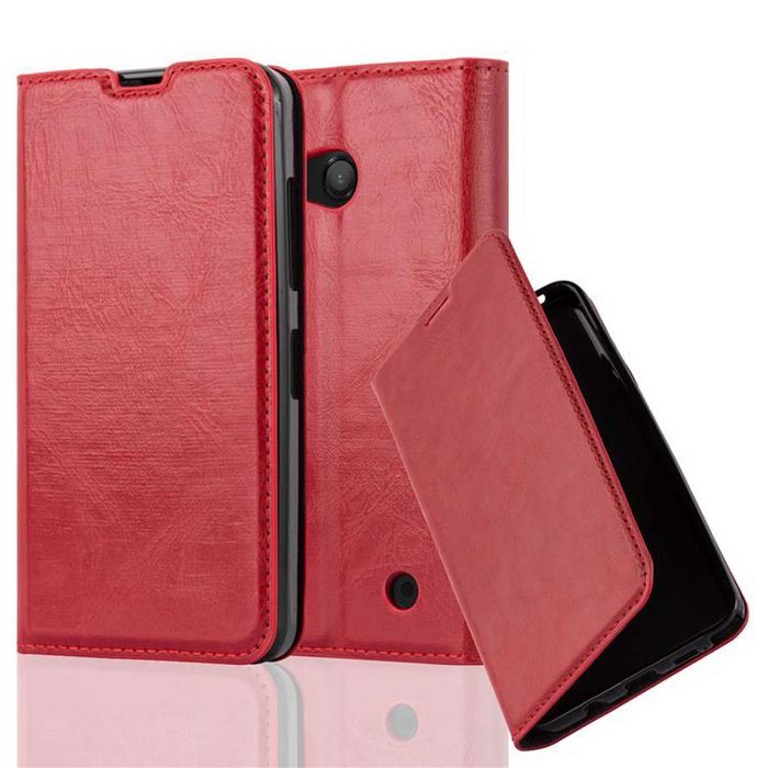 Cadorabo Handyhülle Book Invis. Magnet Nokia Lumia 550 Klappbare Handy Schutzhülle - Hülle - mit Standfunktion und Kartenfach