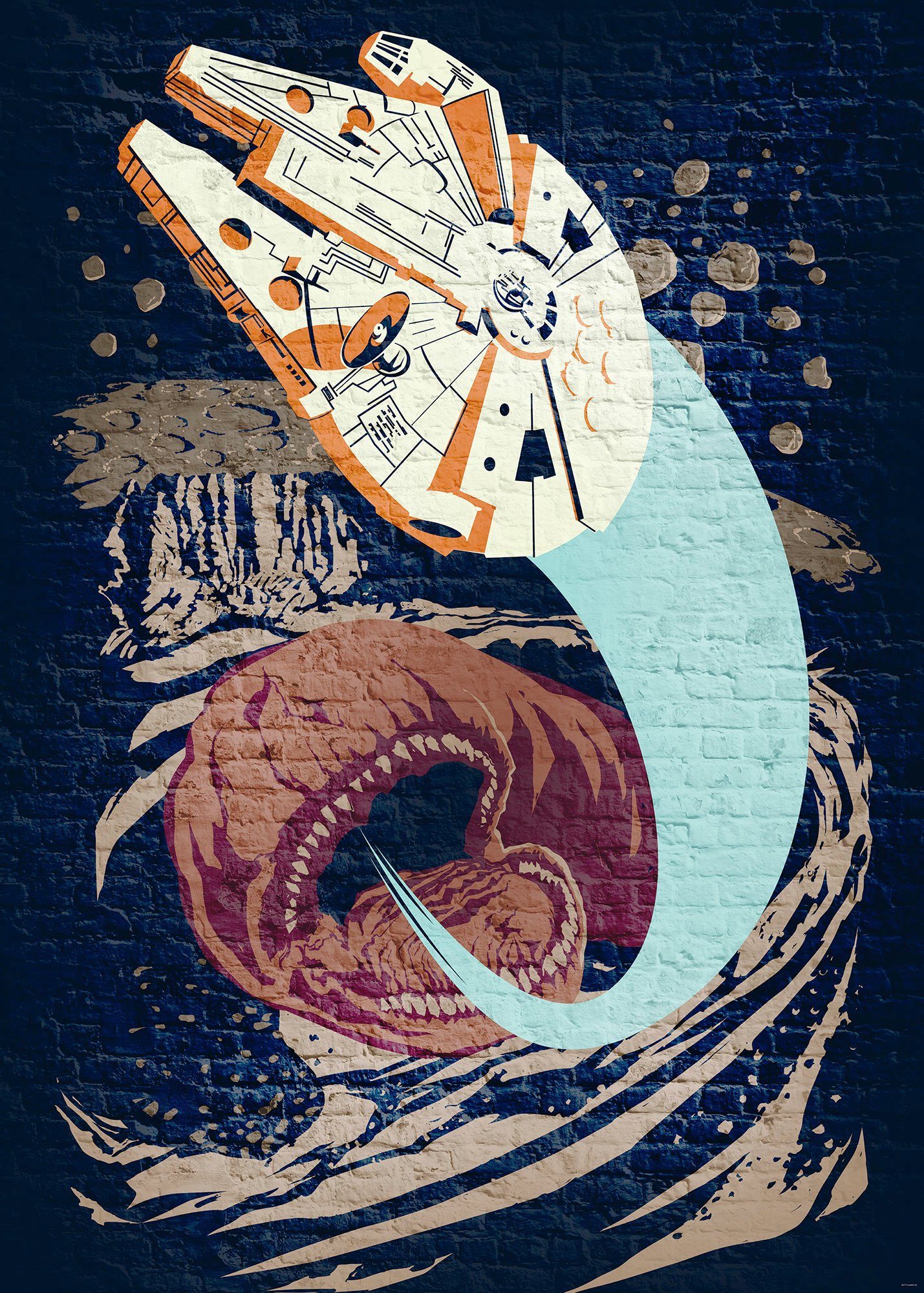 Komar Vliestapete, glatt, bedruckt, Kinderzimmer