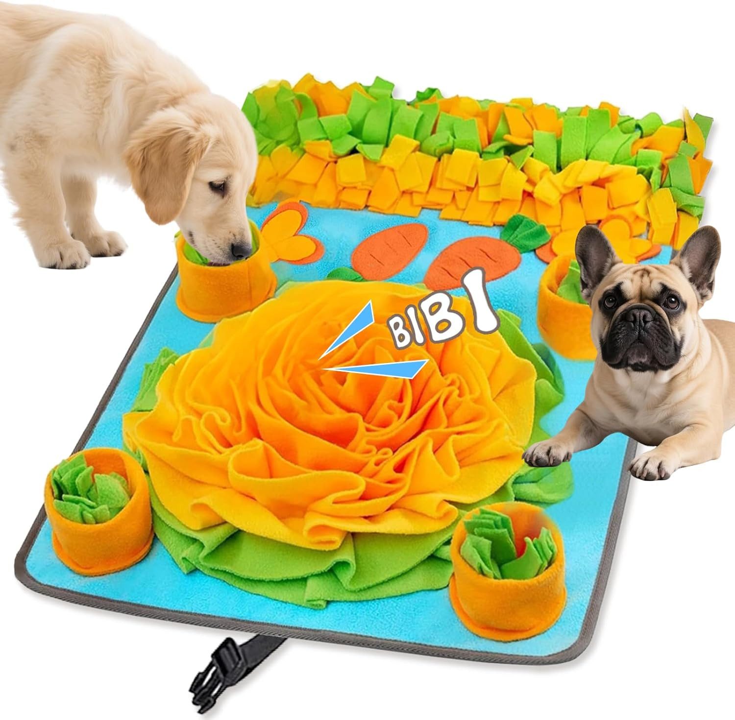 Zaewry Tier-Intelligenzspielzeug für Hunde, Hunde Schnüffelteppich für kleine und mittelgroße Hunde