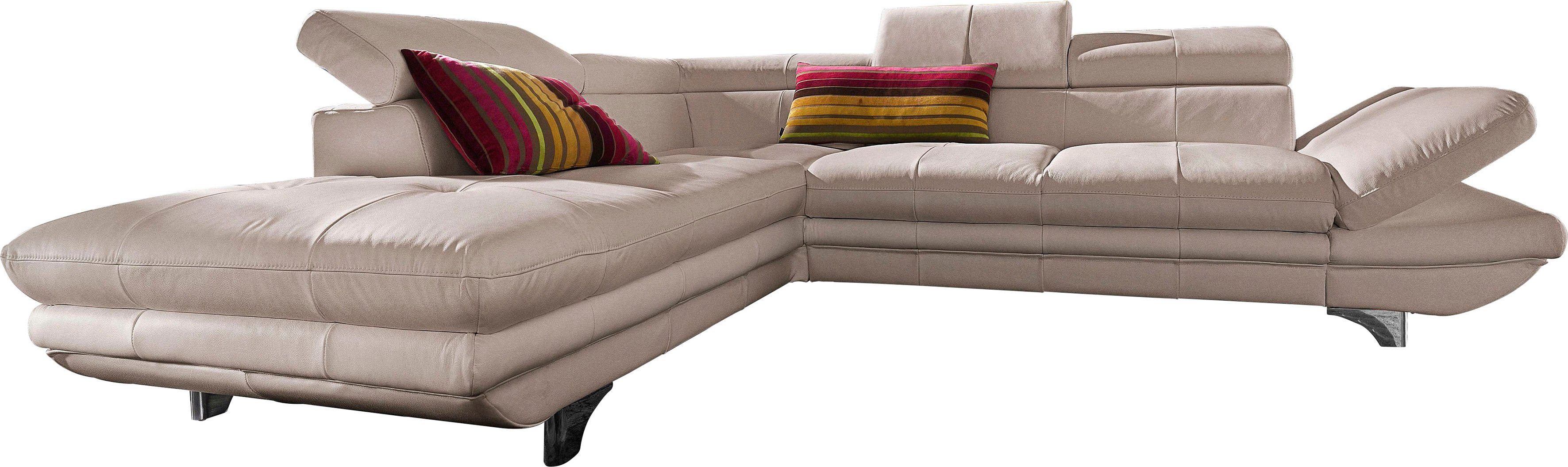 COTTA Ecksofa "Enterprise L-Form", mit Arm- & Kopfteilverstellung, wahlweis günstig online kaufen