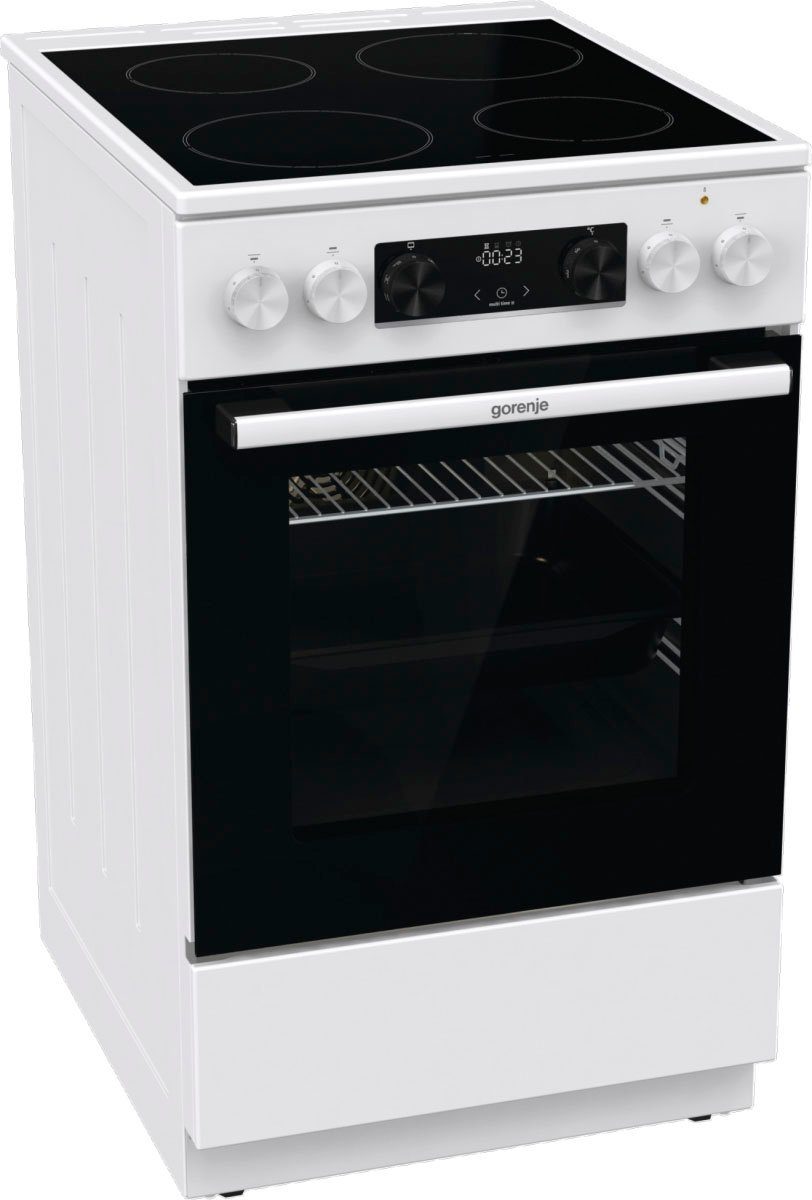 GORENJE Elektro-Standherd GEC5C41WG, Aqua Clean, Perfekte Pizza bei bis zu 275 °C backen – Bild 2 von 5