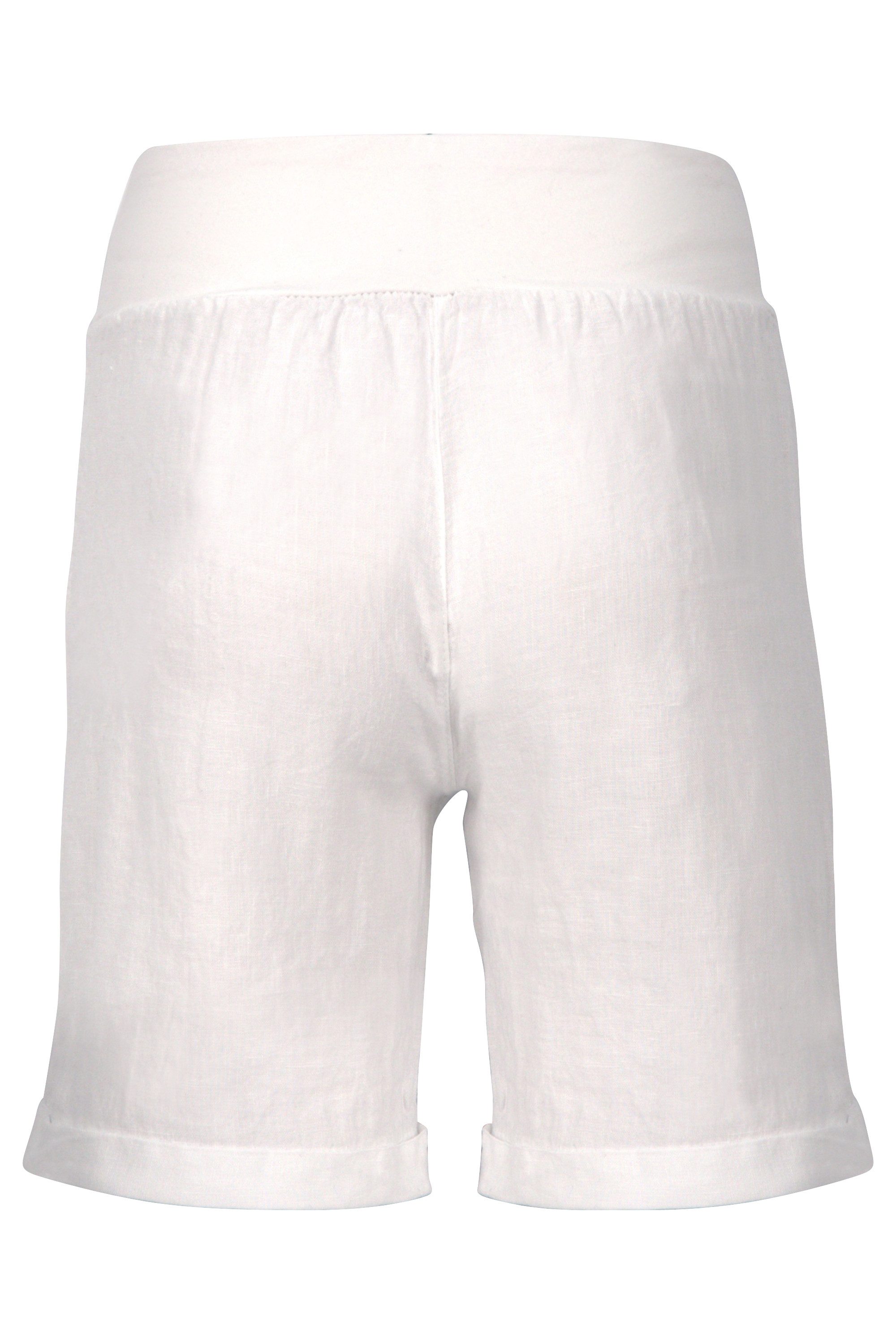 malito more than fashion Leinenhose malito Damen Bermuda aus Leinen, lässige kurze Hose, Shorts für den Bermuda aus Leinen