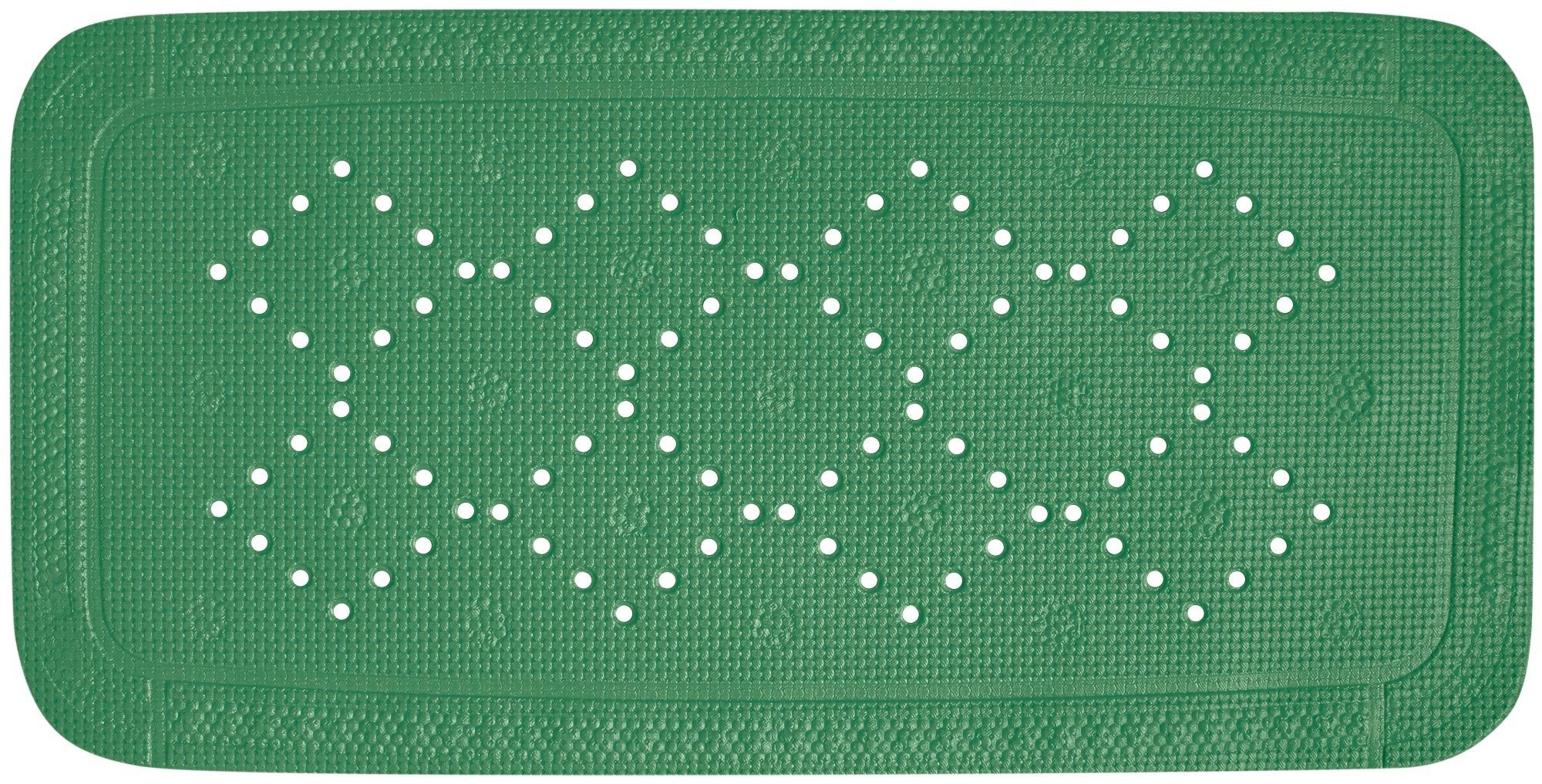 spirella Wanneneinlage Set ALASKA, 2-tlg., bestehend aus: Wanneneinlage 91x 36 cm, Nackenkissen 32x23 cm, Dusch- und Wanneneinlage + gepolstertes Kissen, PVC, mit Saugnäpfen, rutschfest, antibakteriell, waschbar - in vielen Farben erhältlich