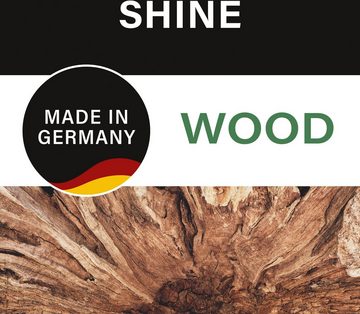 FISCHER & HONSEL Stehlampe Shine-Wood, Leuchtmittel wechselbar, made in Germany, hochwertige Verarbeitung