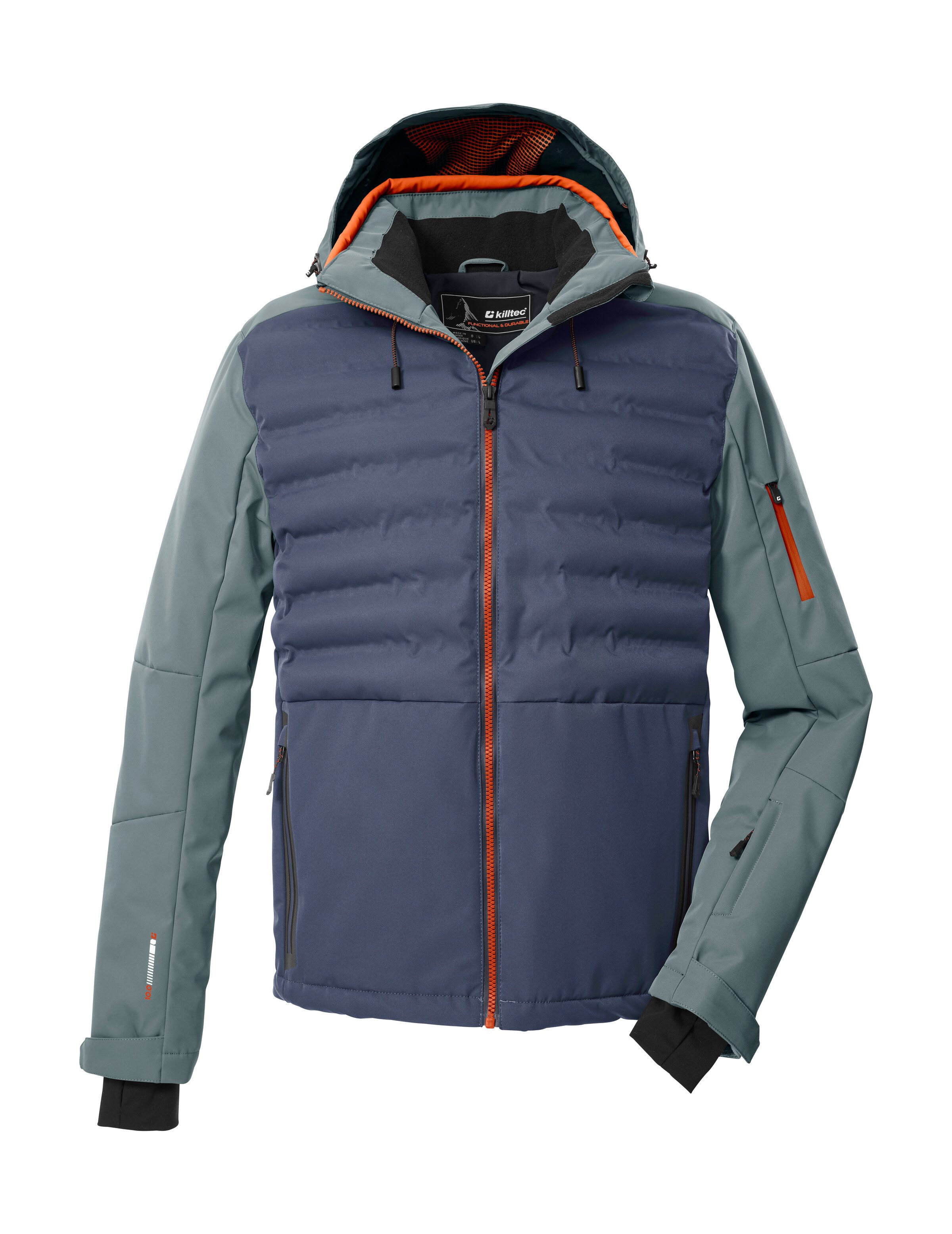 Killtec Skijacke KSW 72 MN SKI JCKT Moderne Hybridoptik, winddicht, wasserabweisend, atmungsaktiv