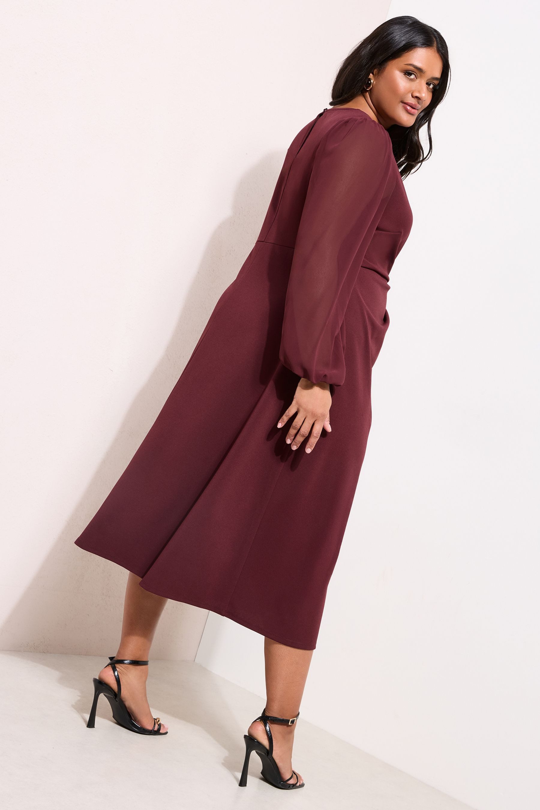 Friends Like These Midikleid Friends Like These Chiffon-Midikleid, Curve (1 günstig online kaufen