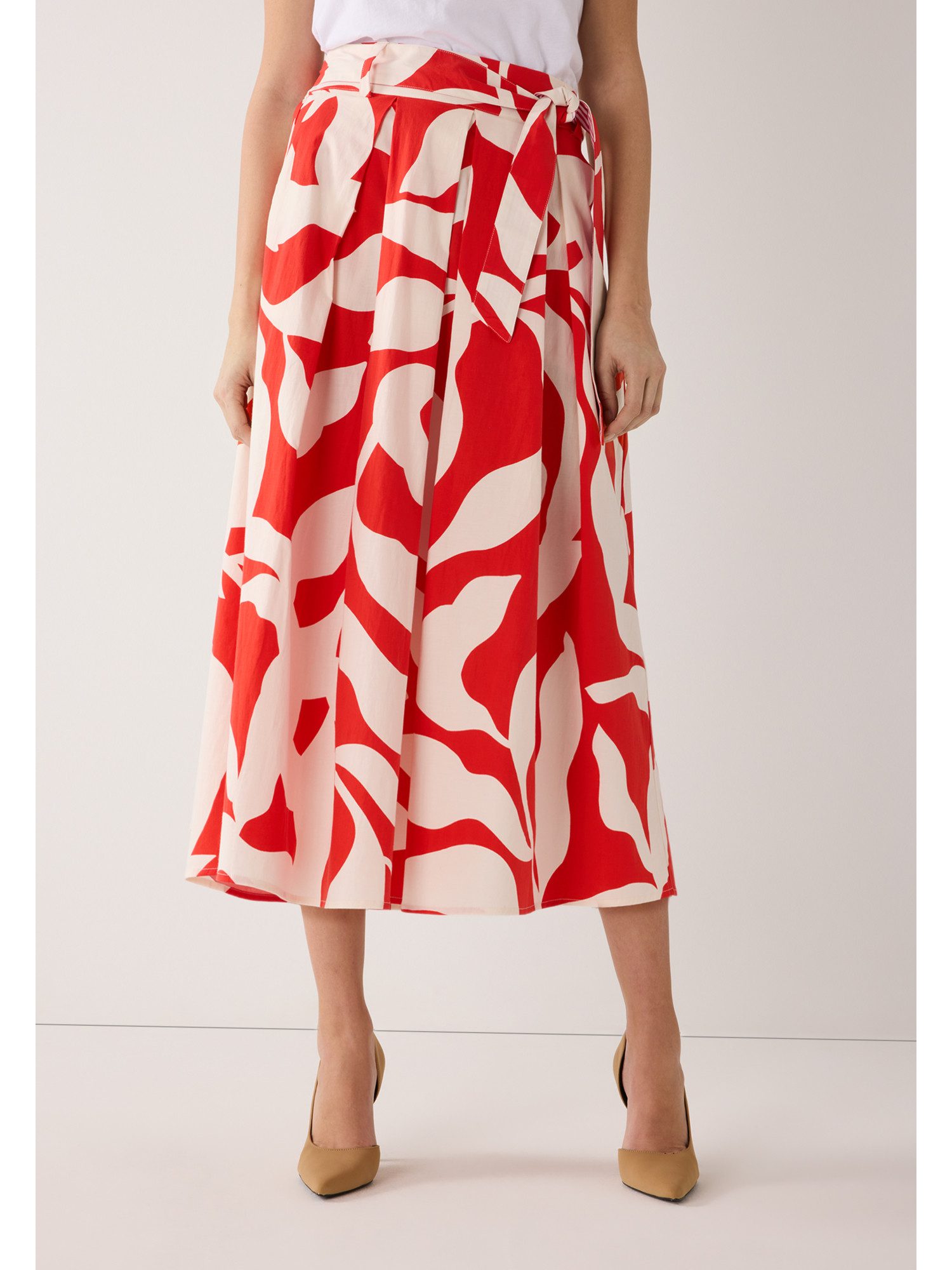 MORE&MORE A-Linien-Rock weit schwingender Midirock