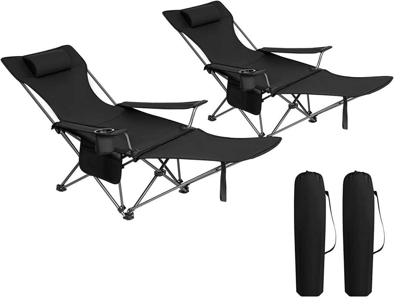 Woltu Campingstuhl (2 St), klappbar für günstig online kaufen