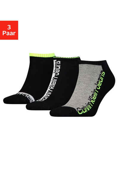 Calvin Klein Шкарпетки для кросівок (3-Paar) mit Logo-Schriftzug