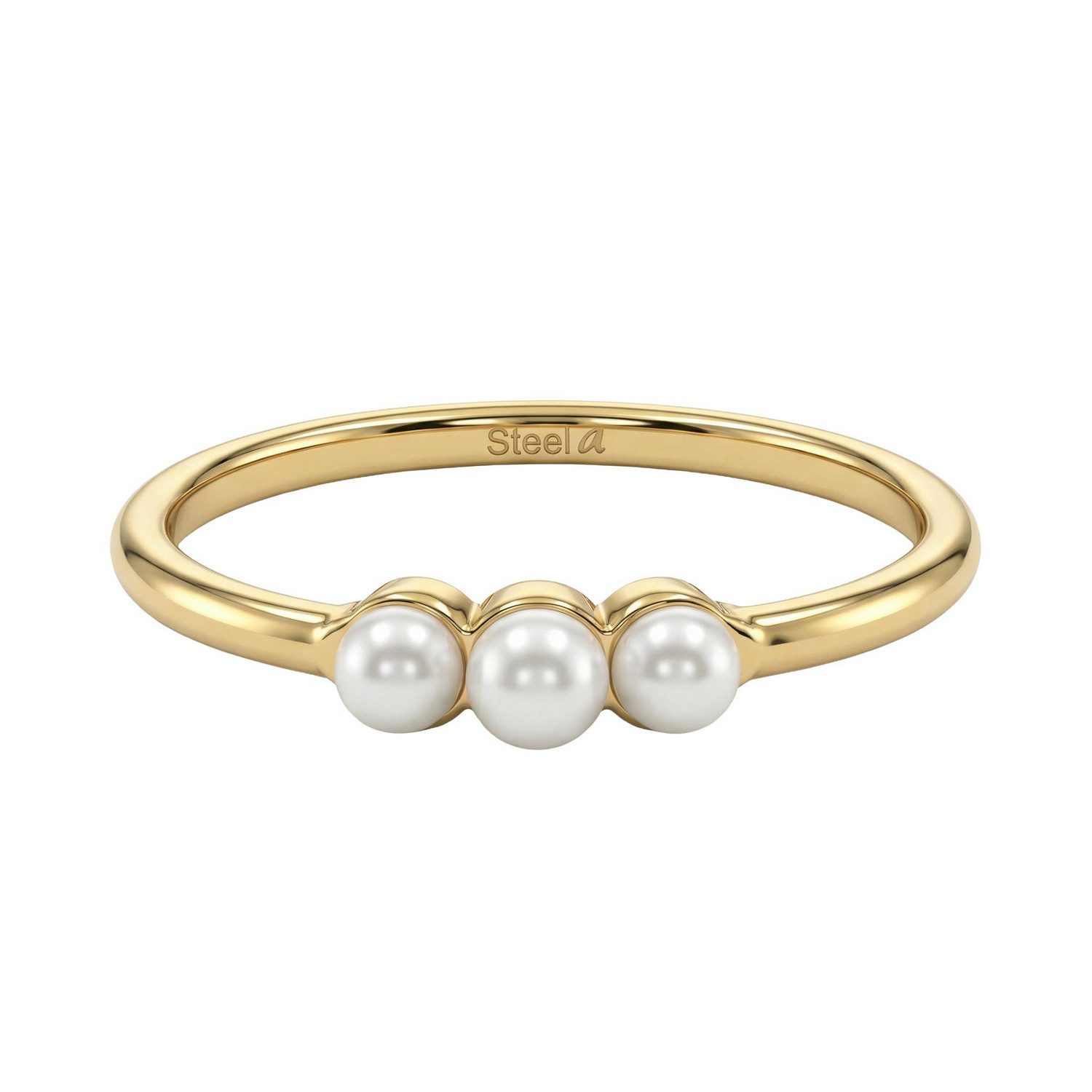 Amor Fingerring, mit Glasperle