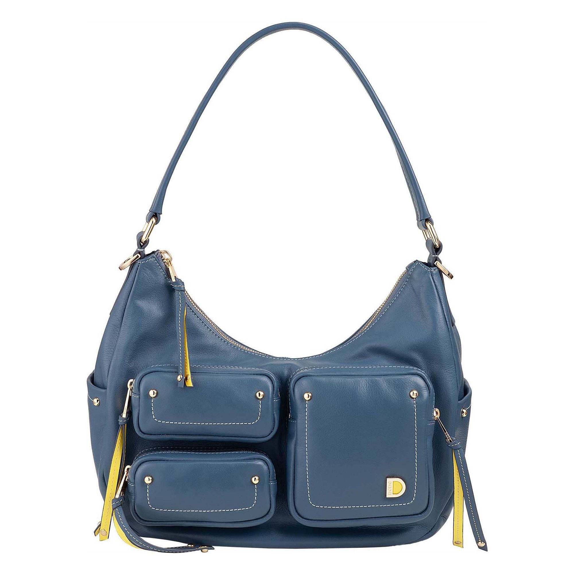 DuDu Schultertasche Pocket, Leder